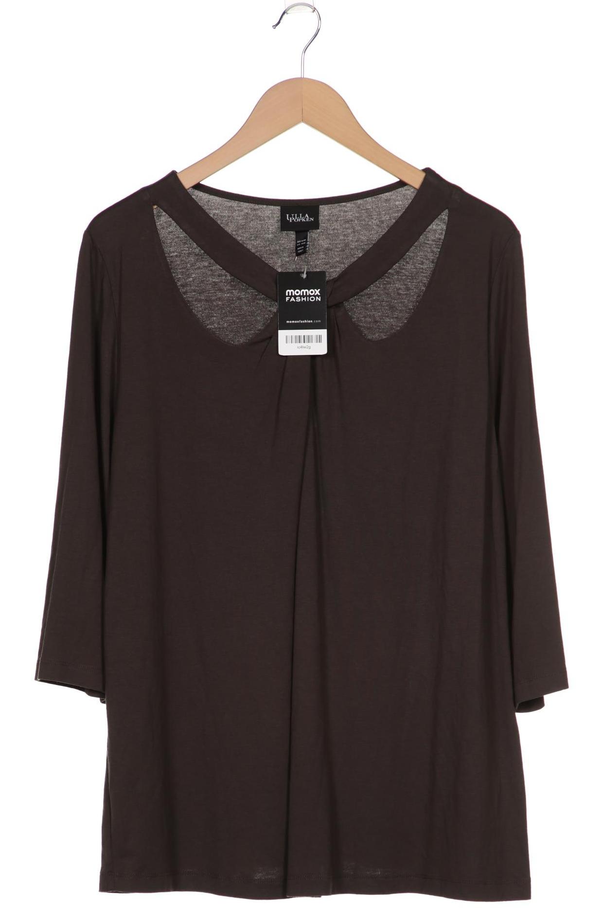

Ulla Popken Damen Langarmshirt, braun