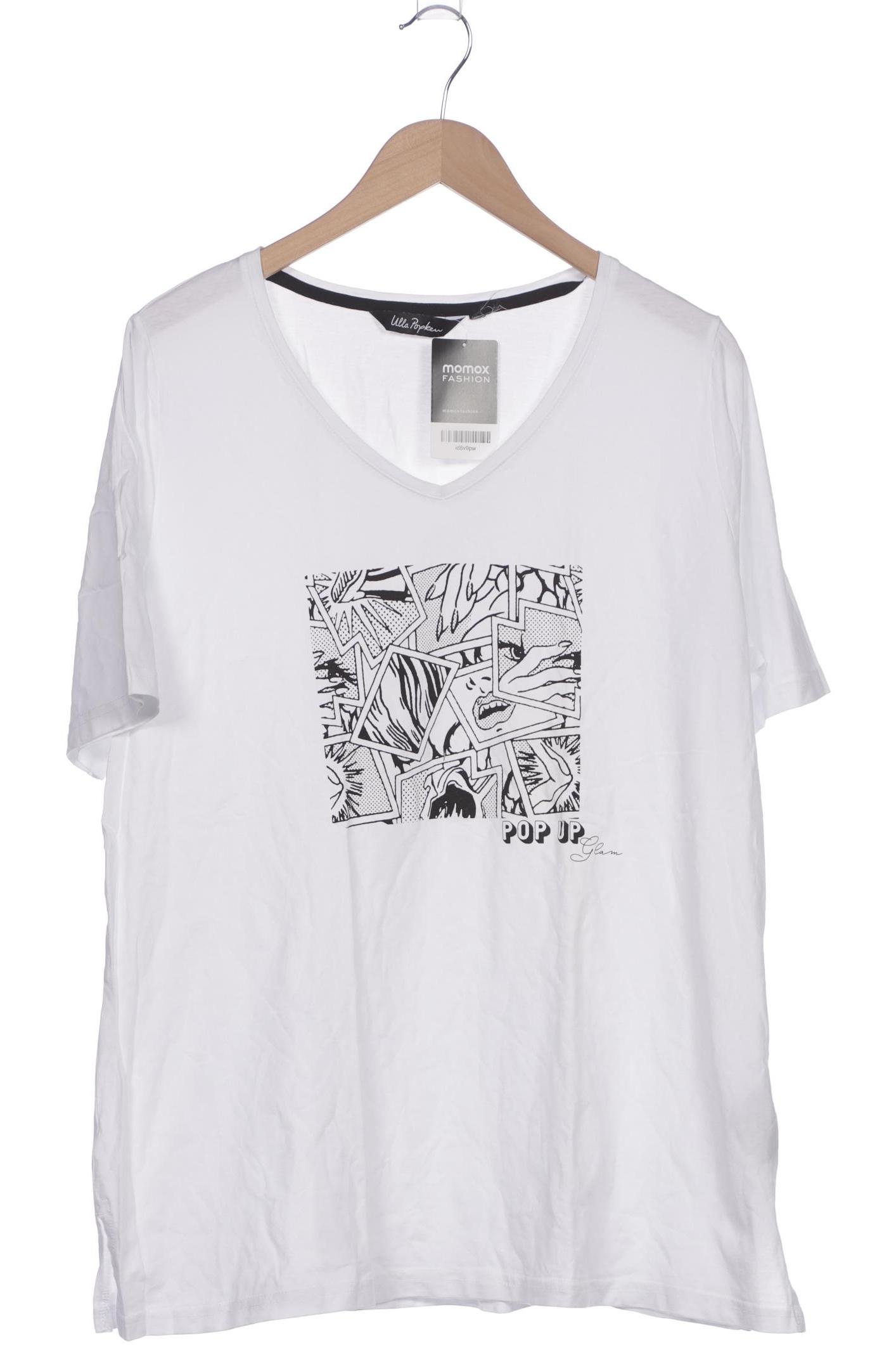

Ulla Popken Damen T-Shirt, weiß, Gr. 46