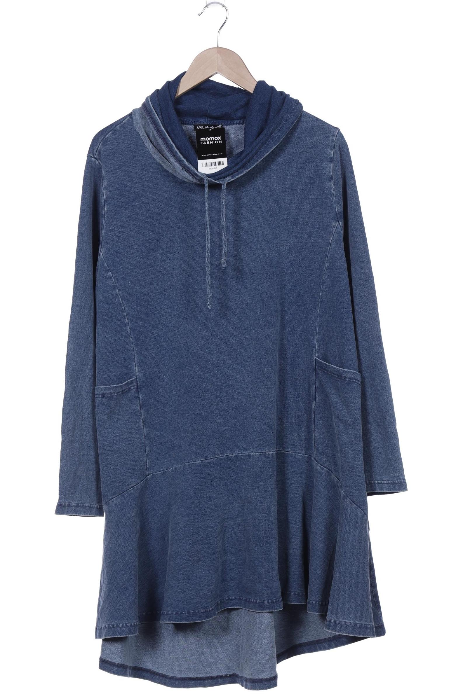 

Ulla Popken Damen Kapuzenpullover, blau, Gr. 46