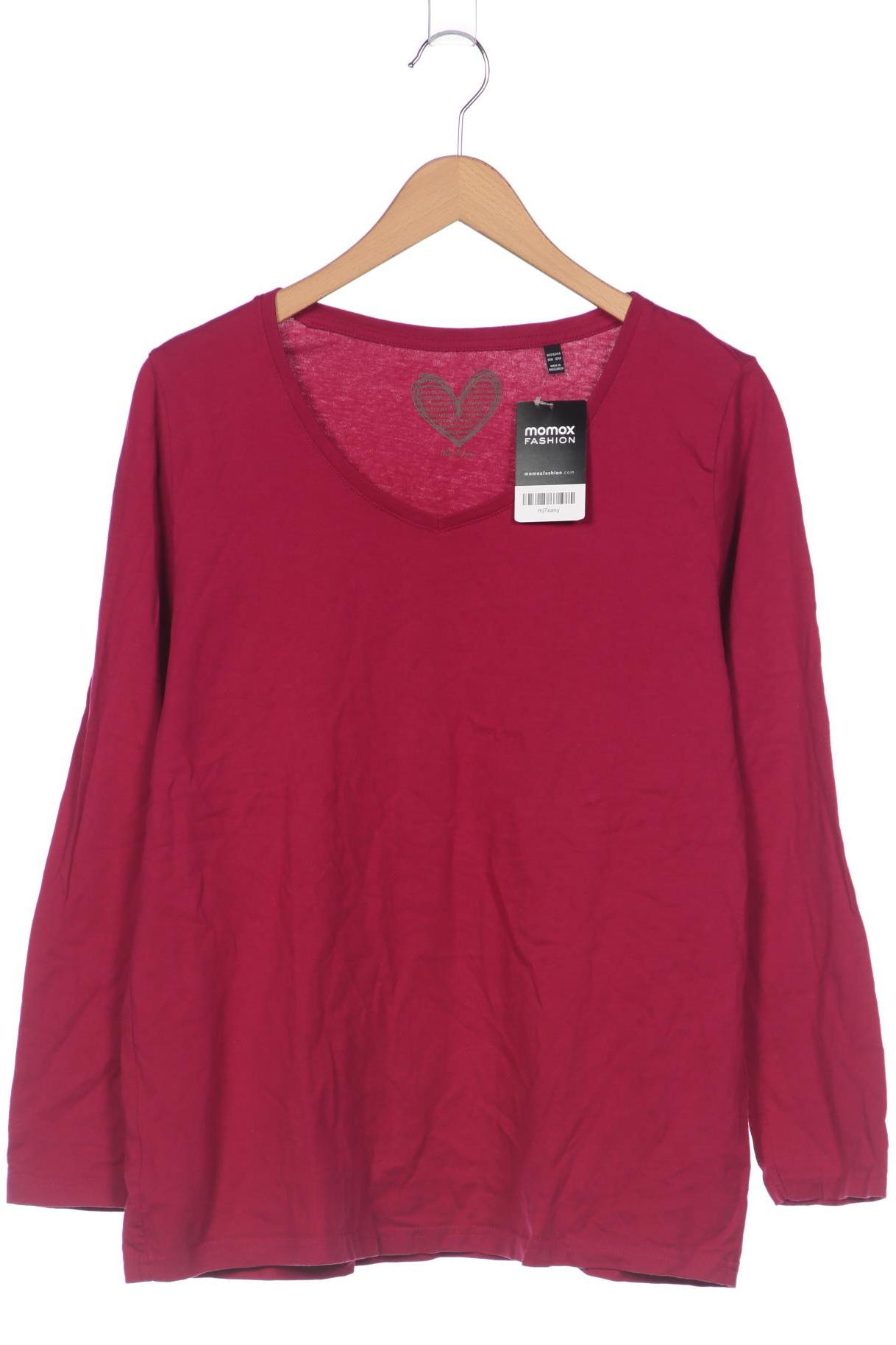 

Ulla Popken Damen Langarmshirt, pink, Gr. 42