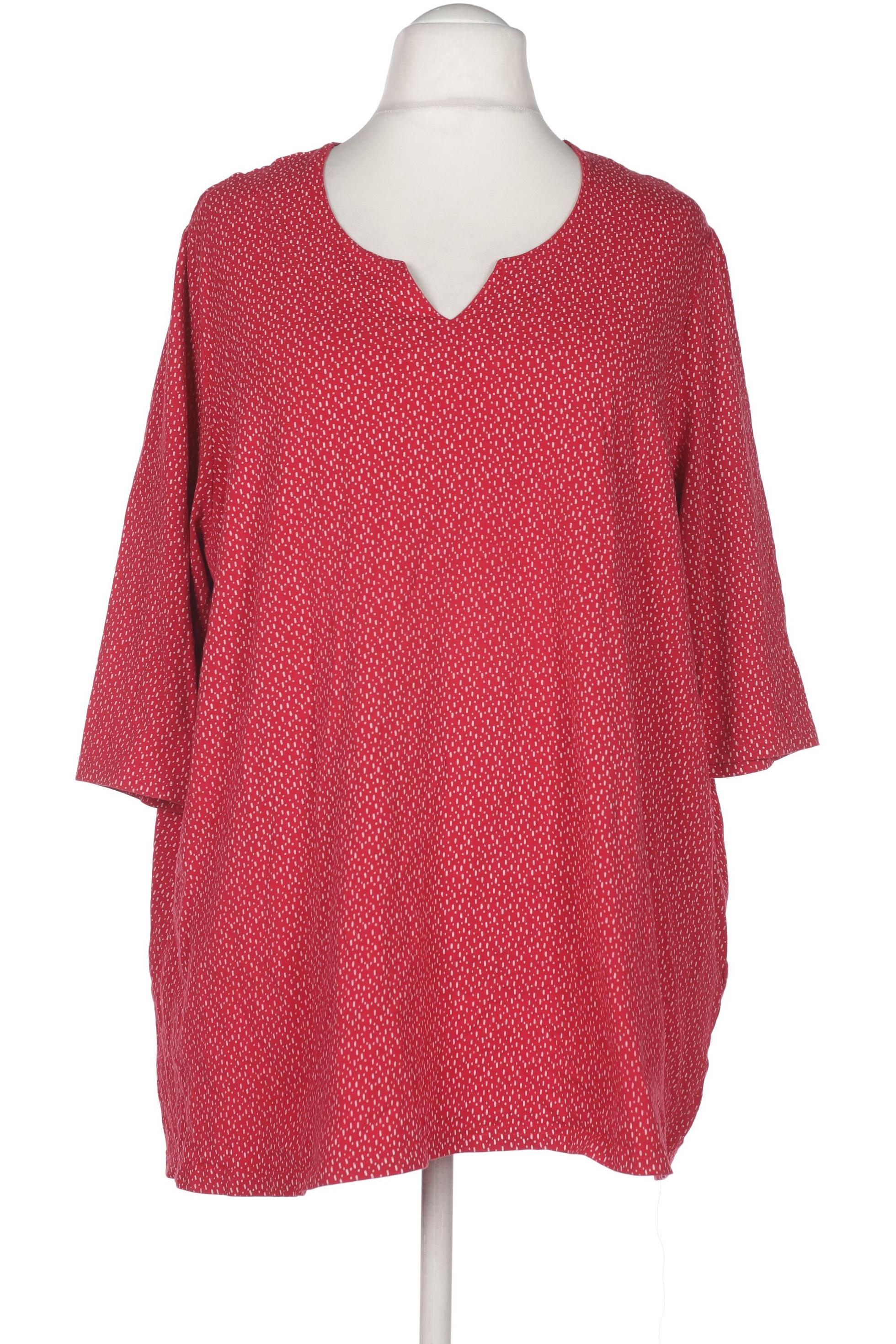 

Ulla Popken Damen Langarmshirt, rot, Gr. 54