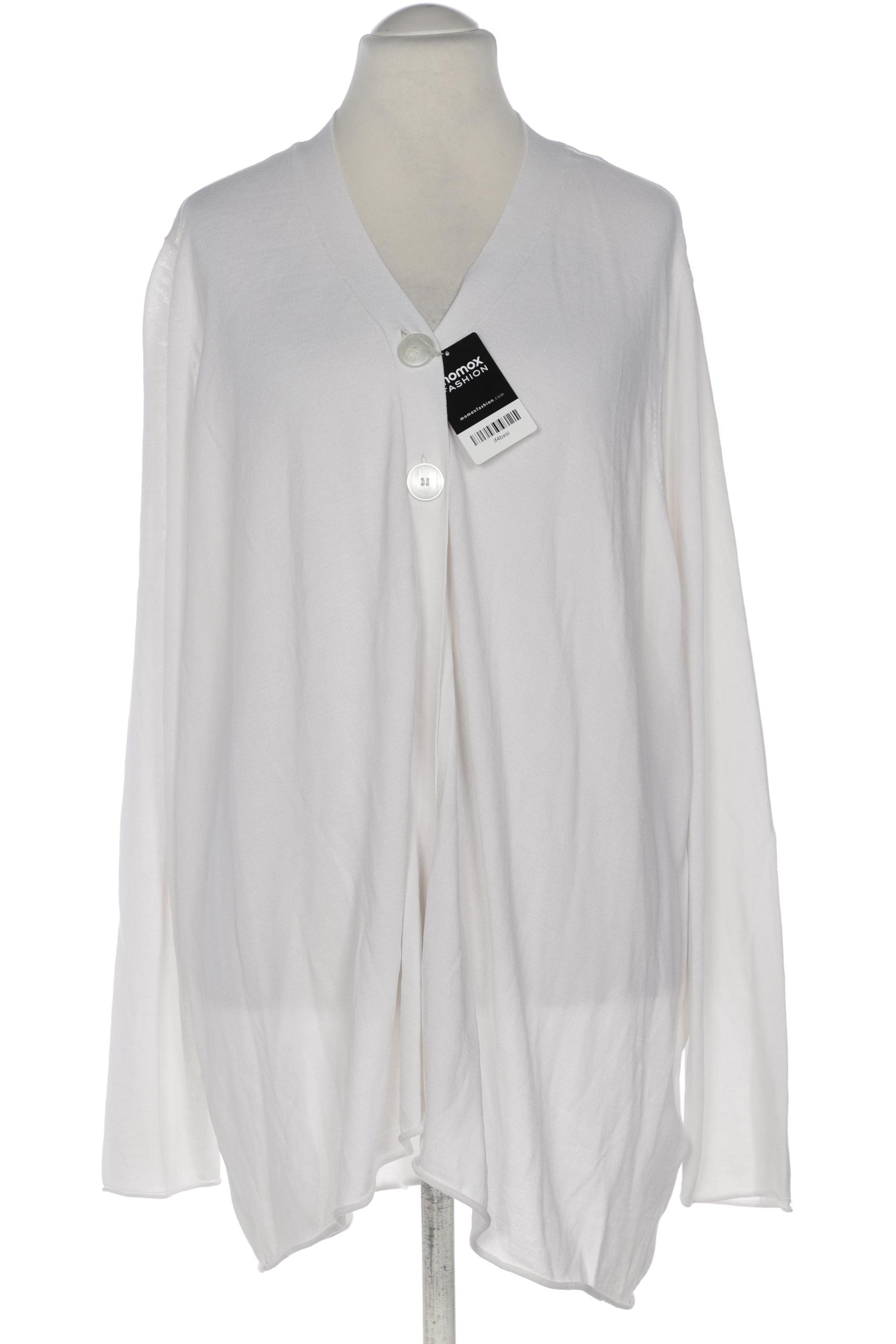 

Ulla Popken Damen Strickjacke, weiß, Gr. 54