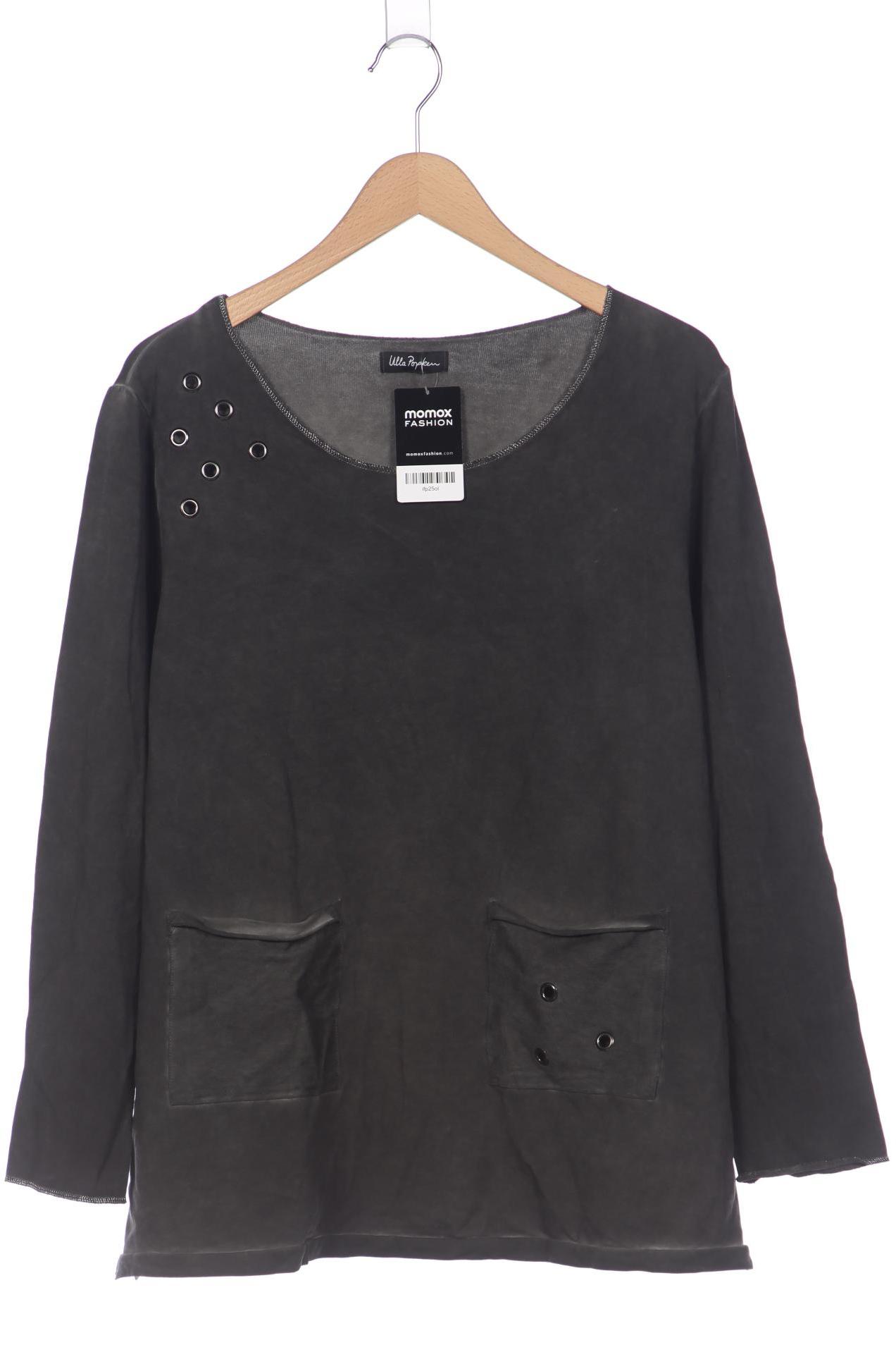 

Ulla Popken Damen Langarmshirt, grau, Gr. 46