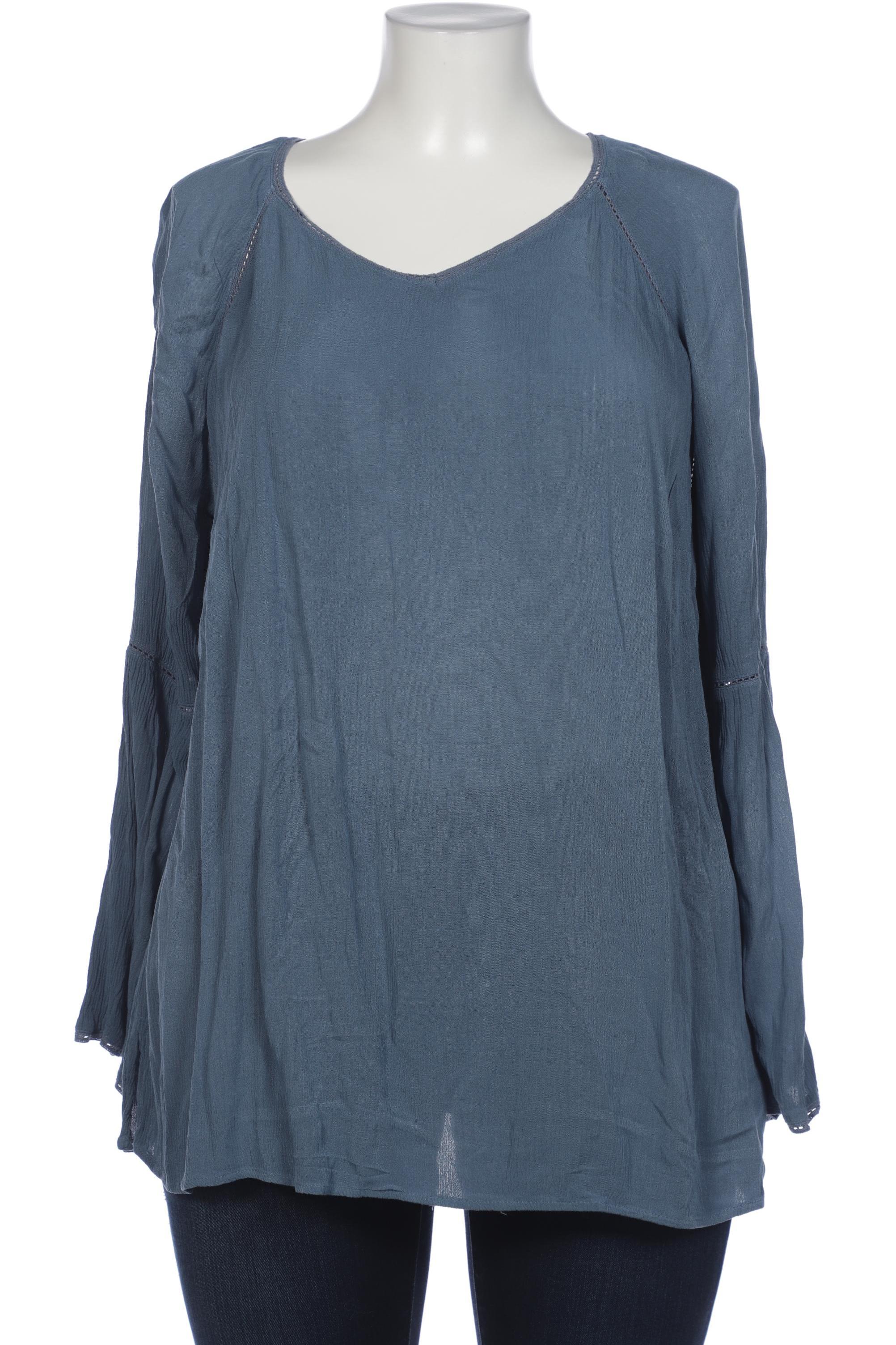 

Ulla Popken Damen Bluse, blau, Gr. 46
