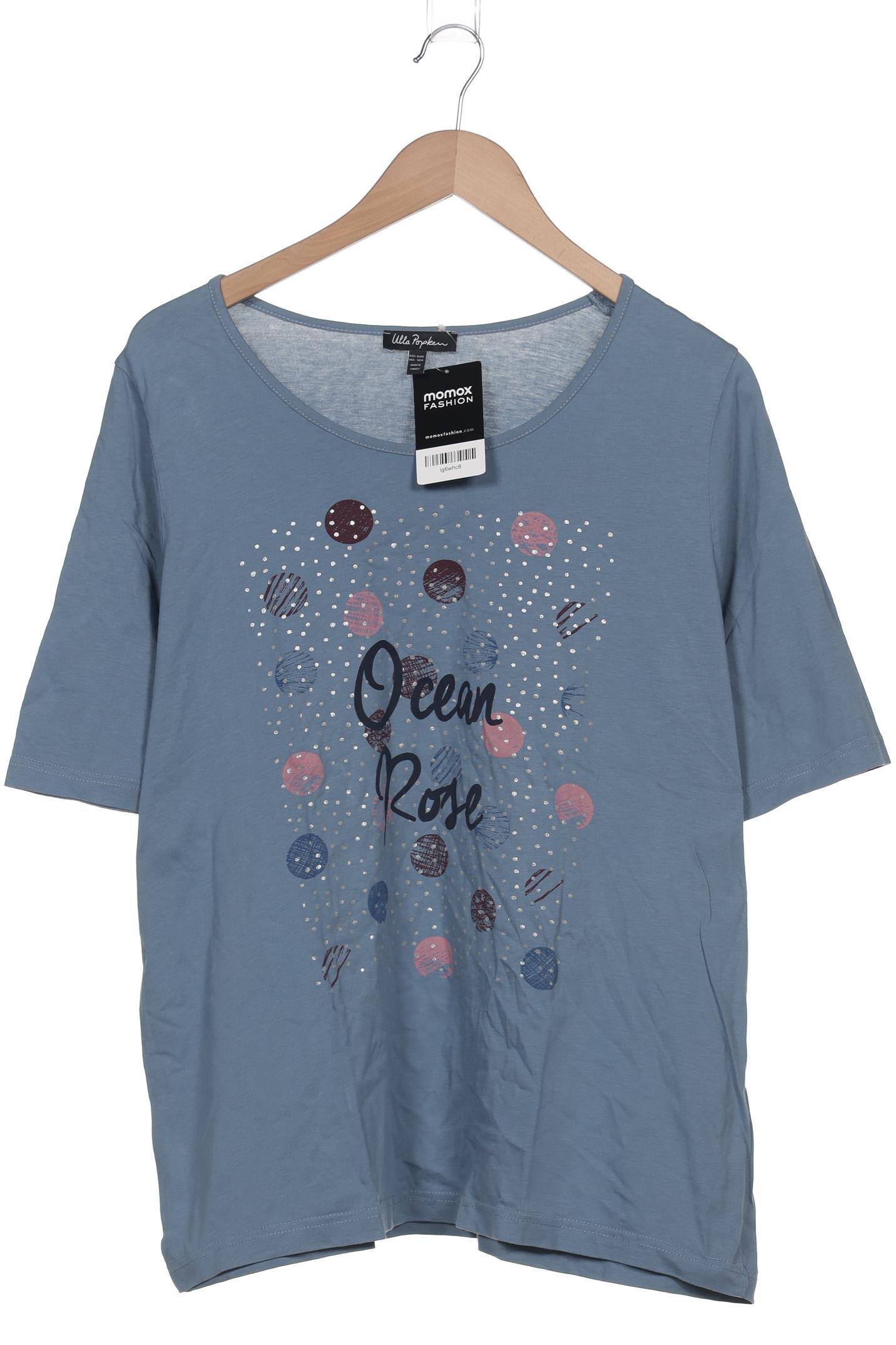 

Ulla Popken Damen T-Shirt, blau, Gr. 42