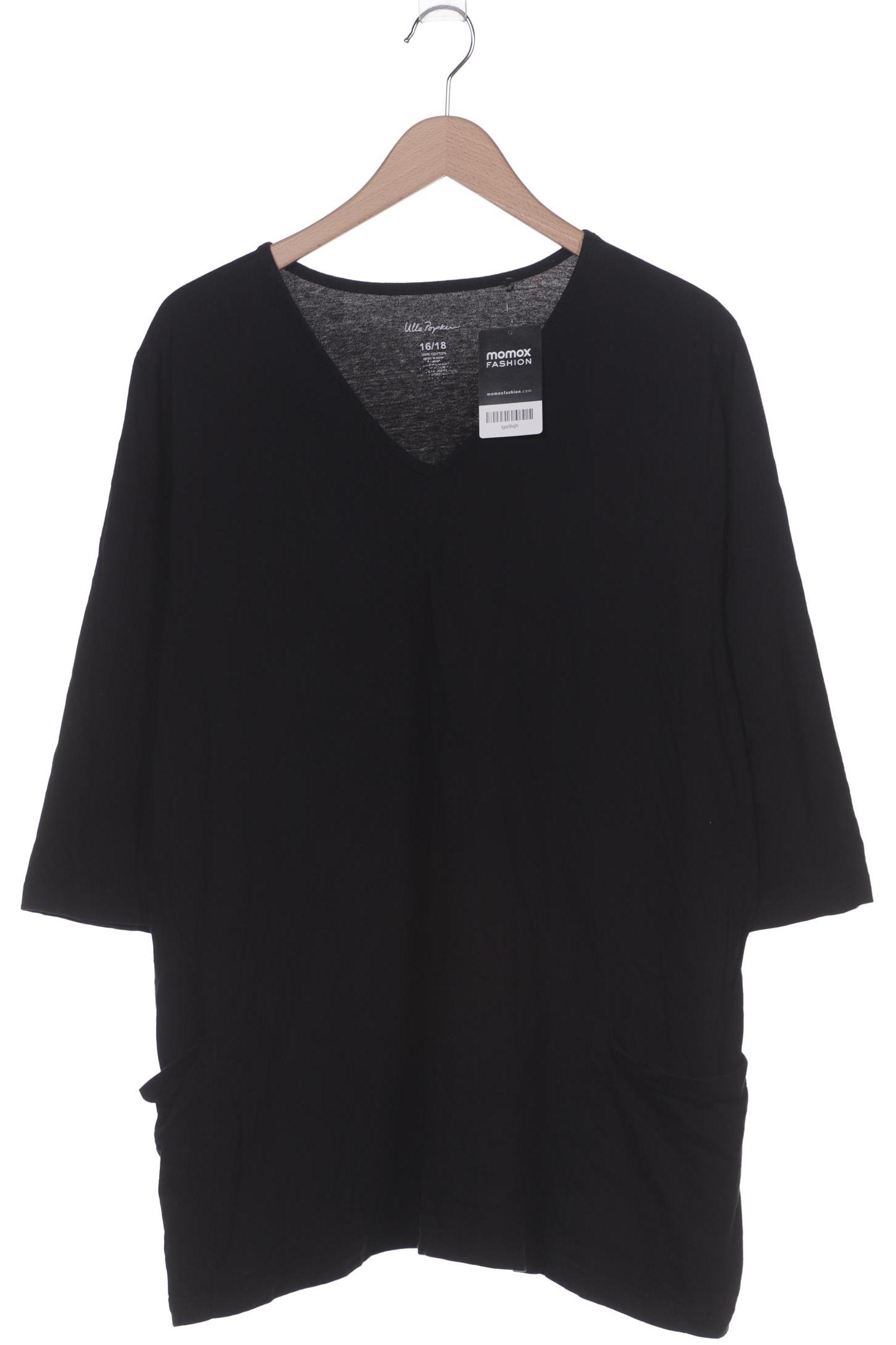 

Ulla Popken Damen Langarmshirt, schwarz, Gr. 46