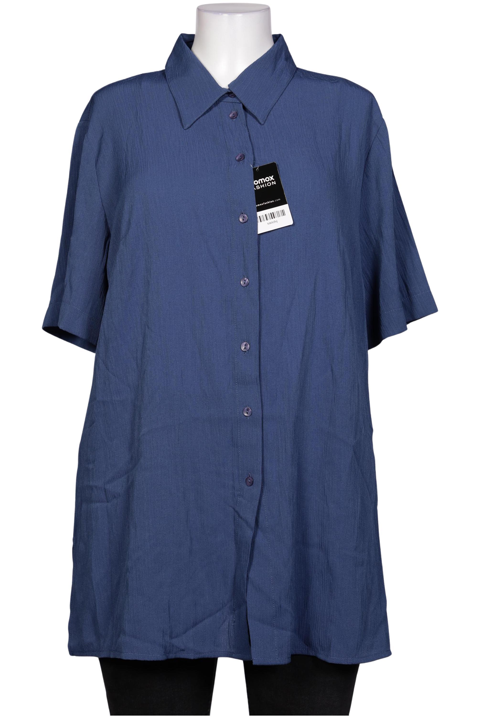 

Ulla Popken Damen Bluse, blau, Gr. 46