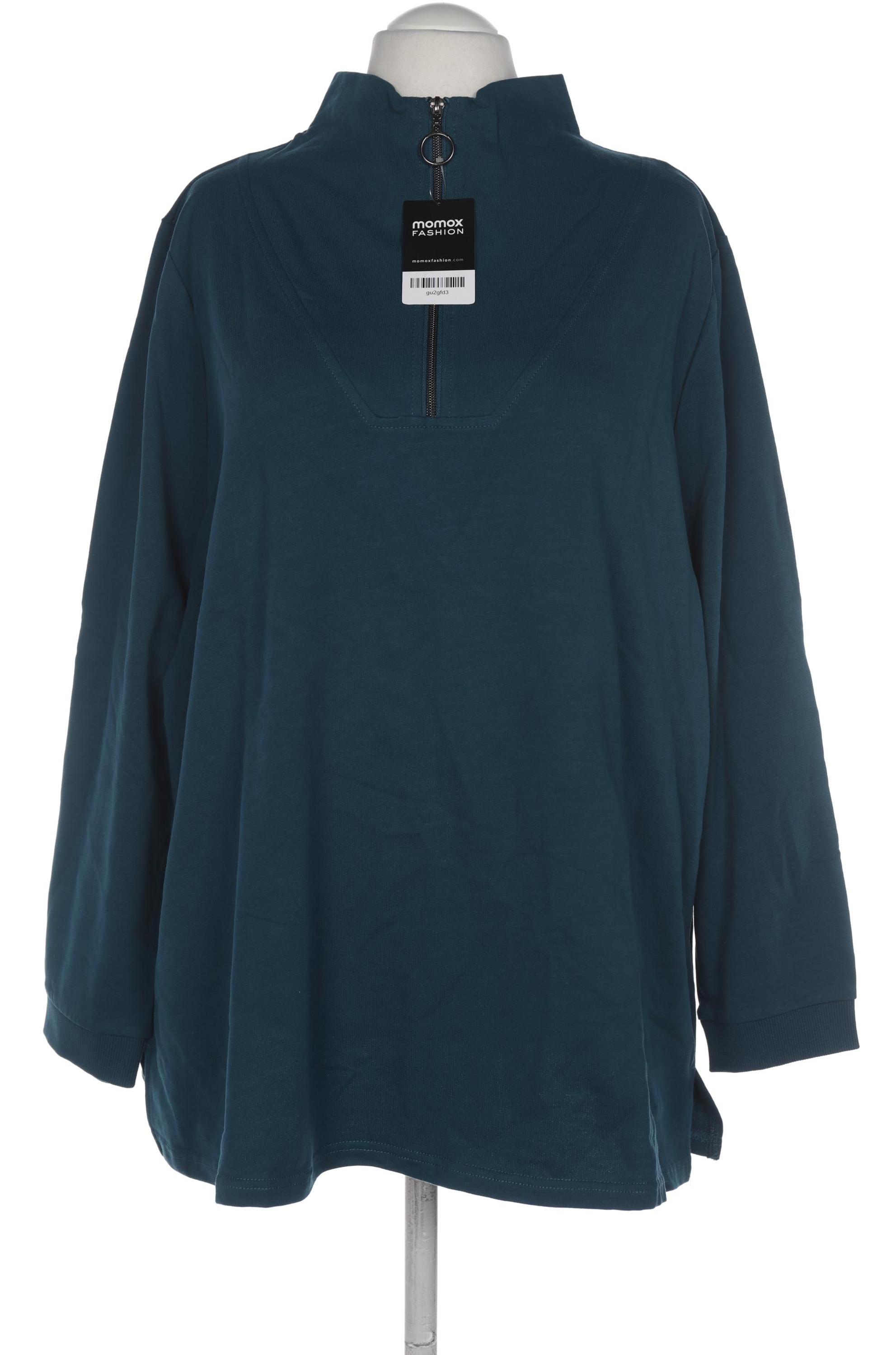 

Ulla Popken Damen Sweatshirt, türkis, Gr. 54