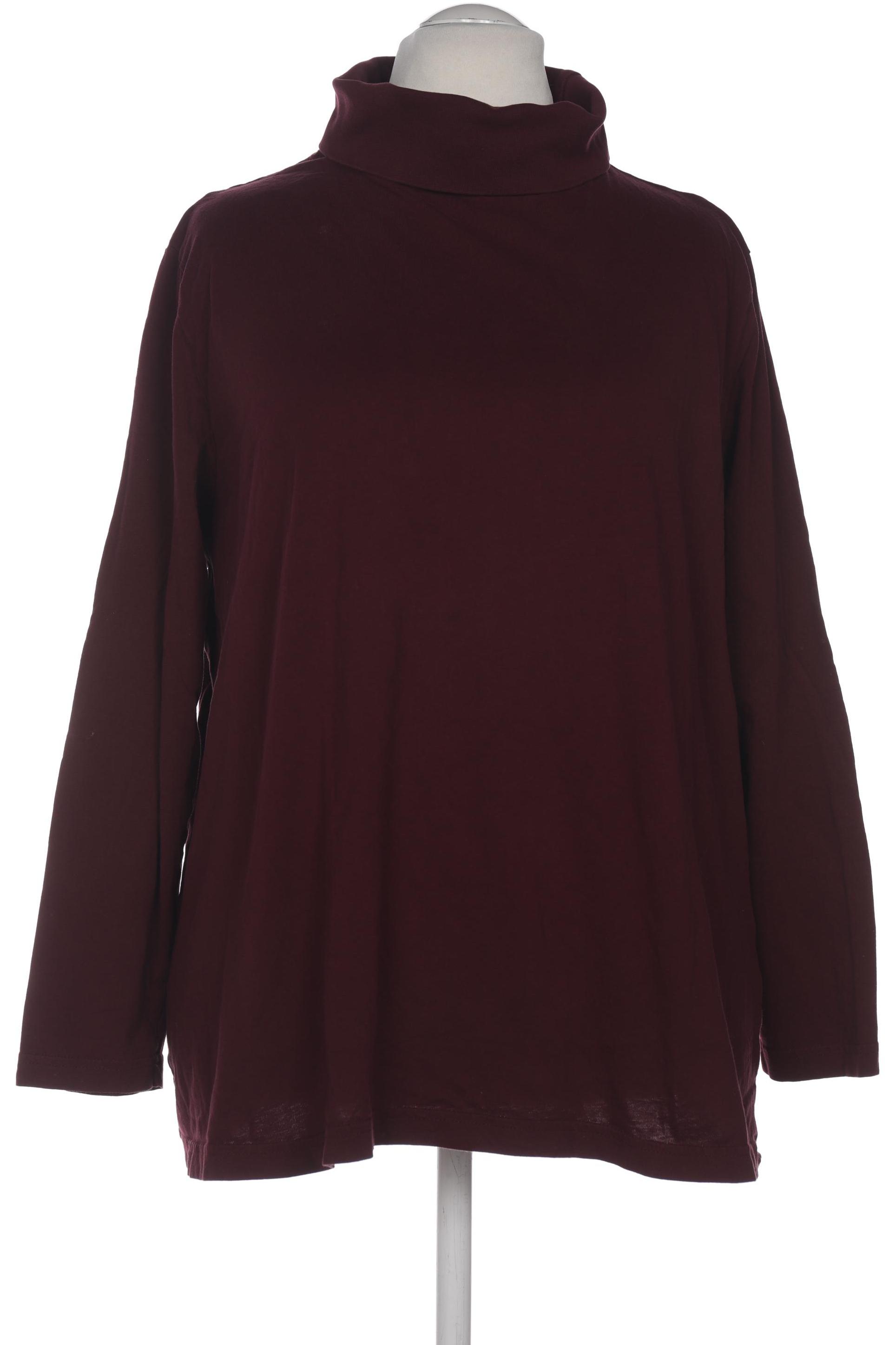 

Ulla Popken Damen Langarmshirt, bordeaux