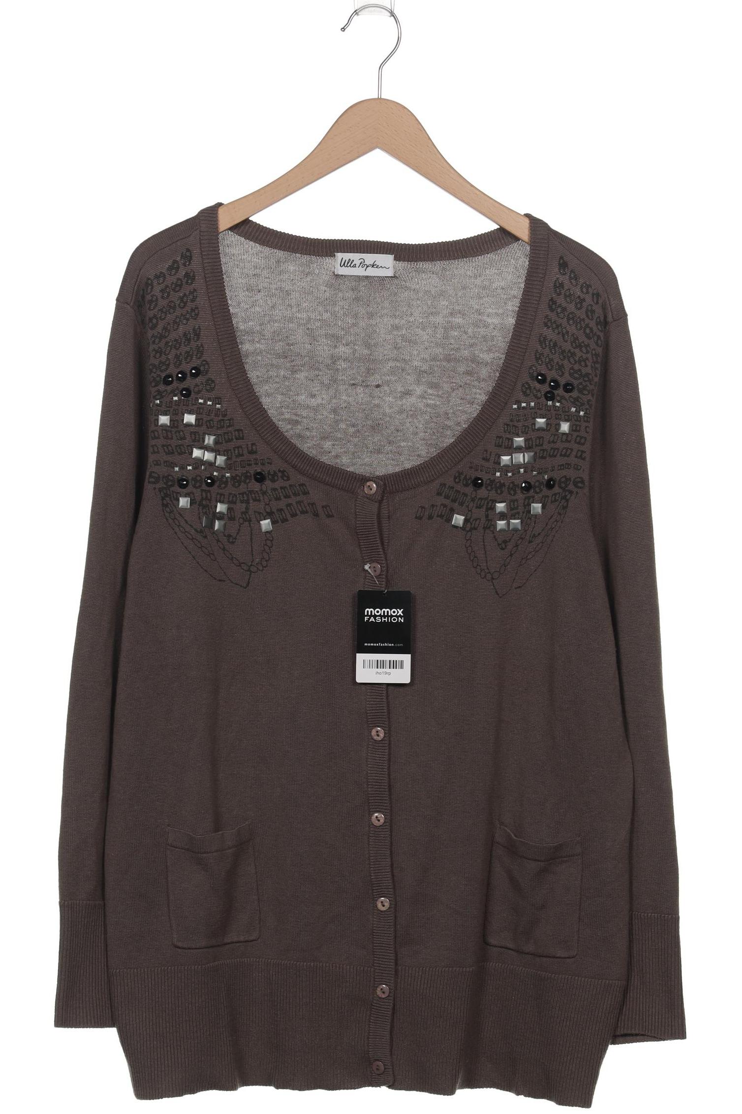 

Ulla Popken Damen Strickjacke, braun, Gr. 50
