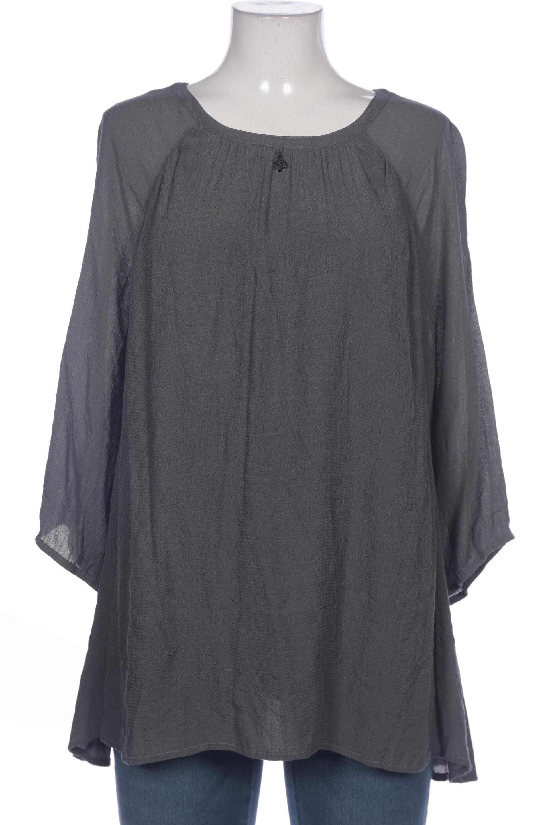 

Ulla Popken Damen Bluse, grau, Gr. 46