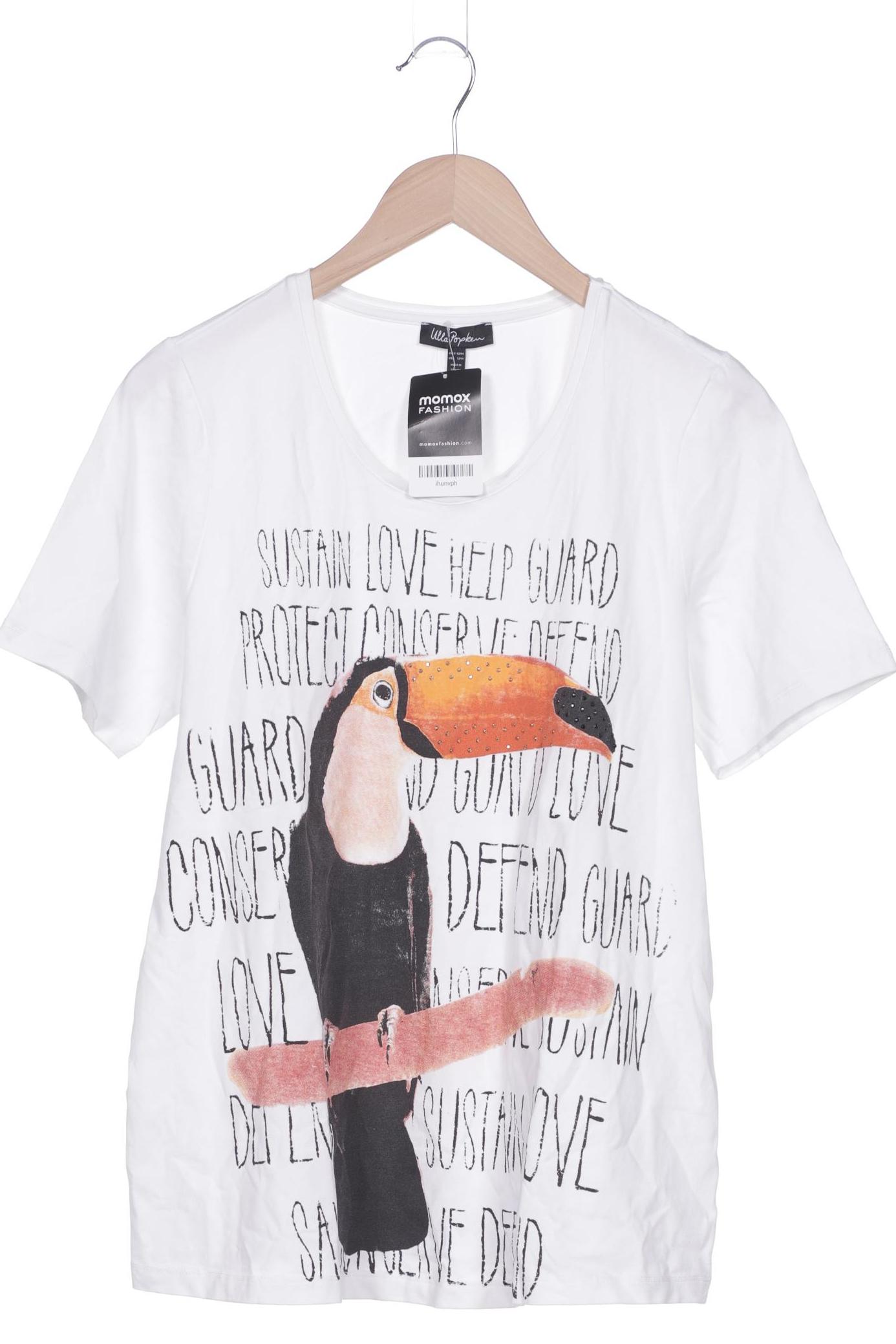 

Ulla Popken Damen T-Shirt, weiß, Gr. 42