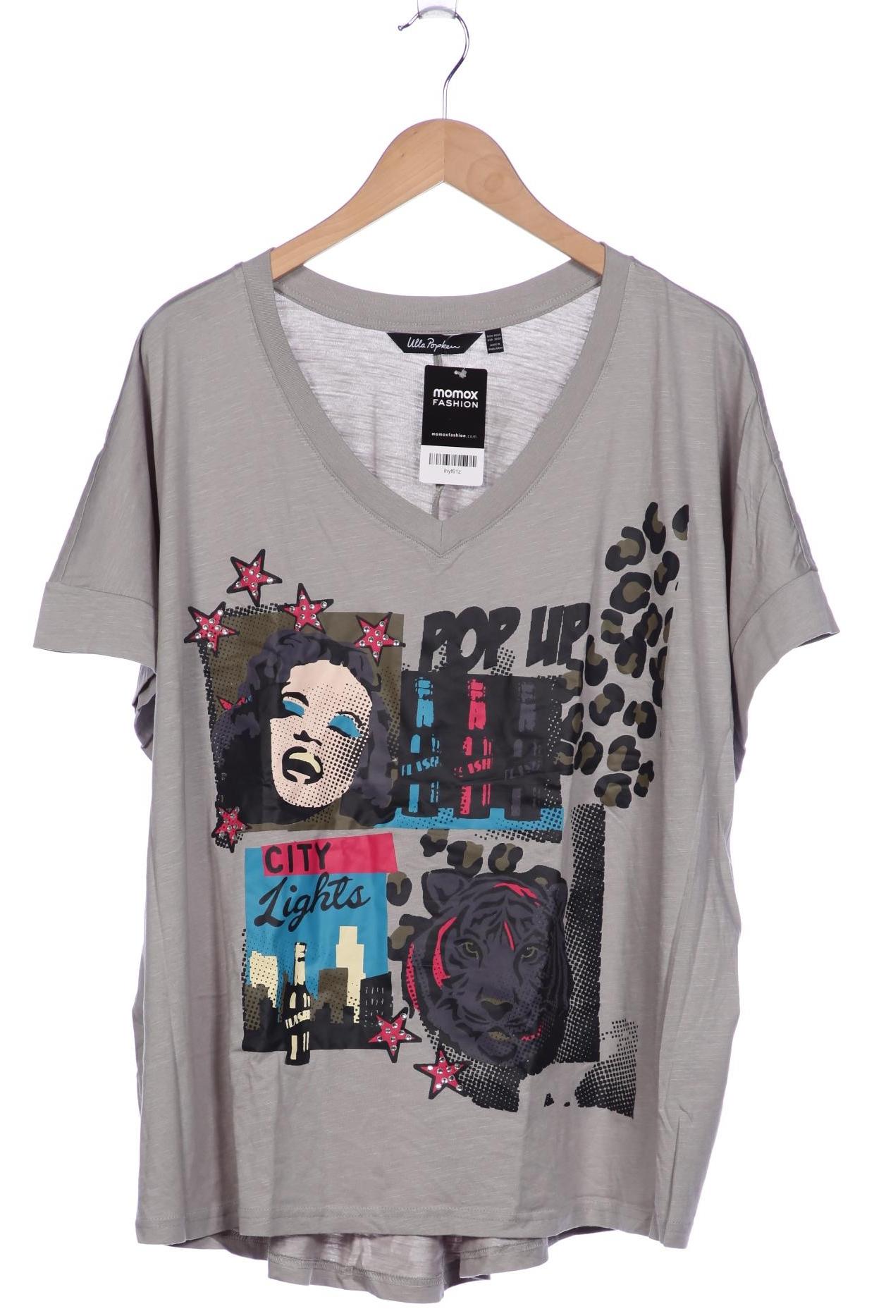 

Ulla Popken Damen T-Shirt, grau, Gr. 50