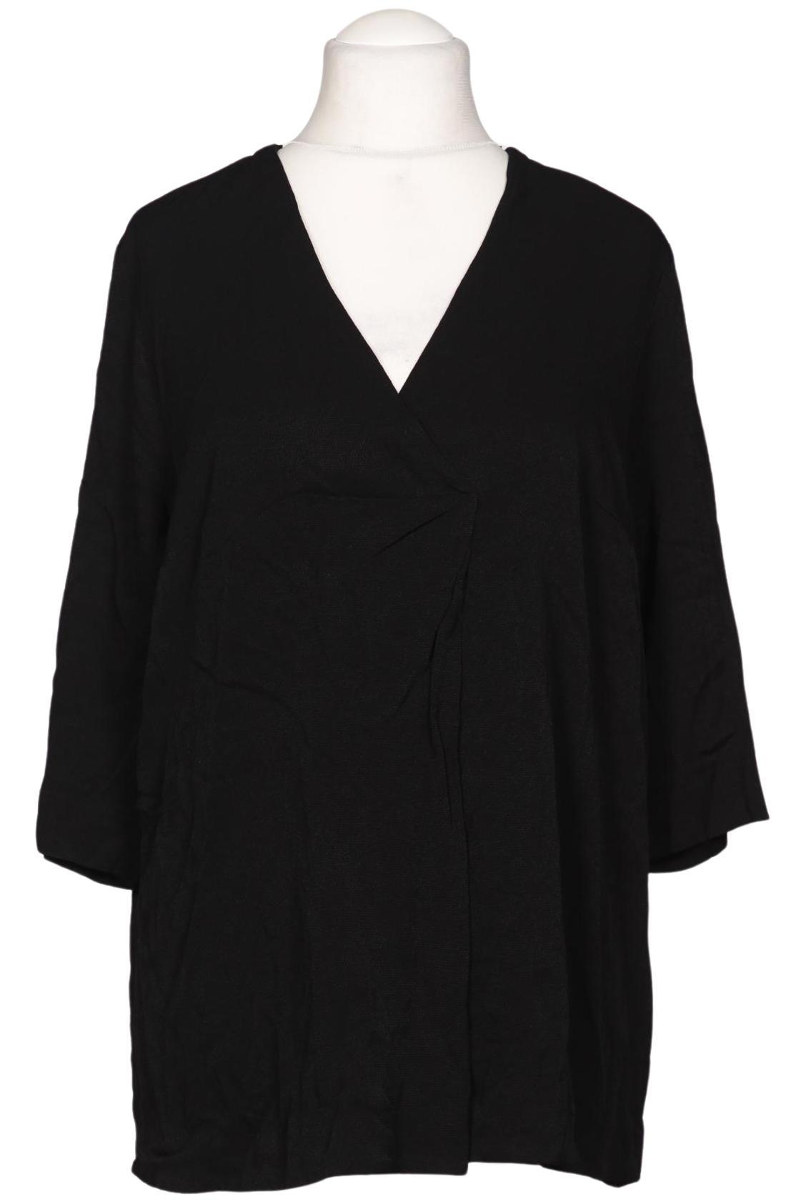 

Ulla Popken Damen Bluse, schwarz, Gr. 46