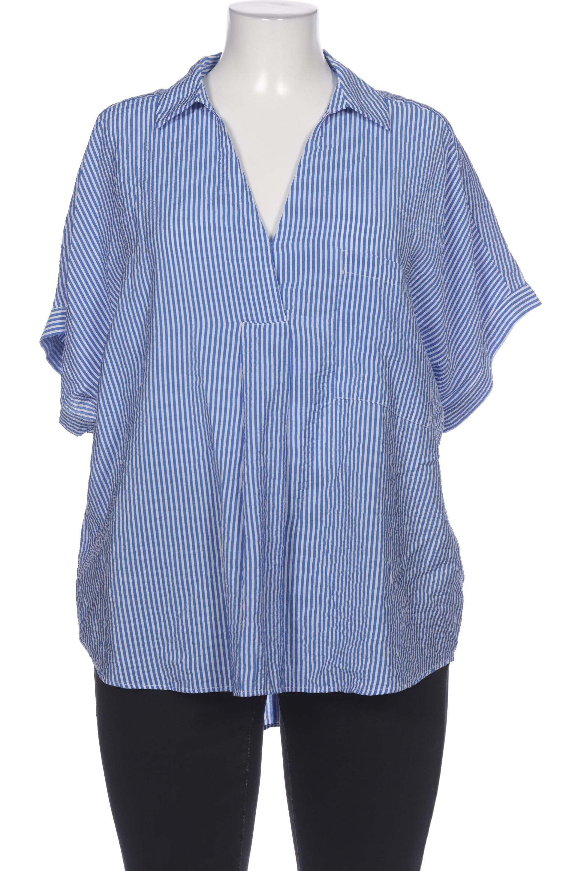 

Ulla Popken Damen Bluse, blau, Gr. 46