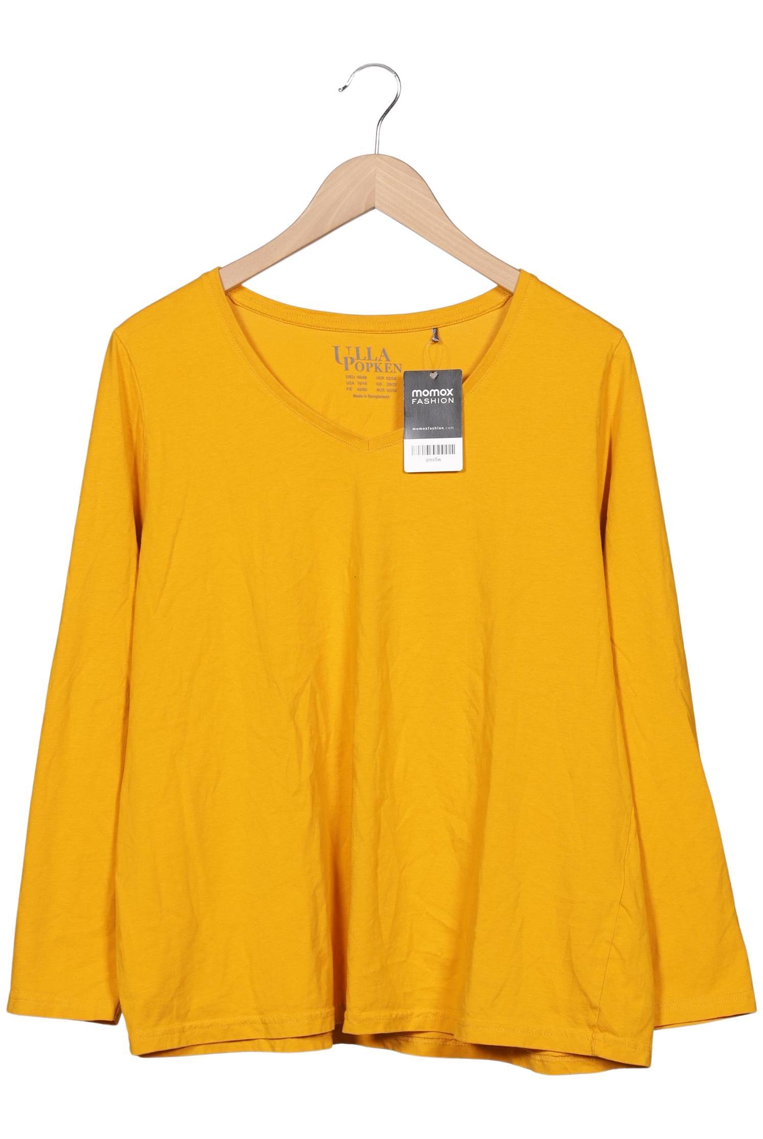 

Ulla Popken Damen Langarmshirt, orange, Gr. 46