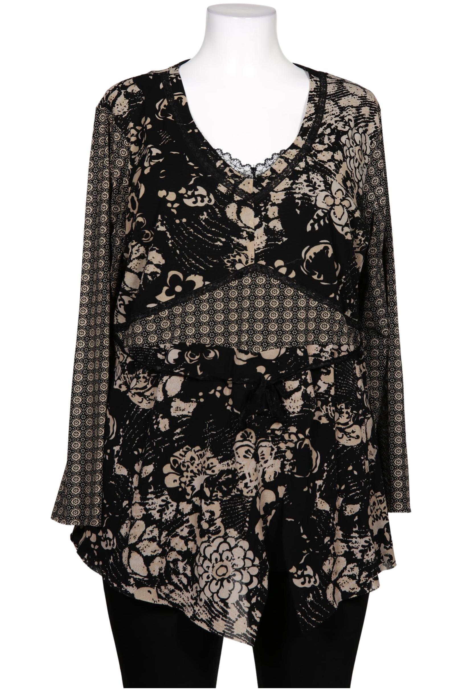 

Ulla Popken Damen Bluse, schwarz, Gr. 46