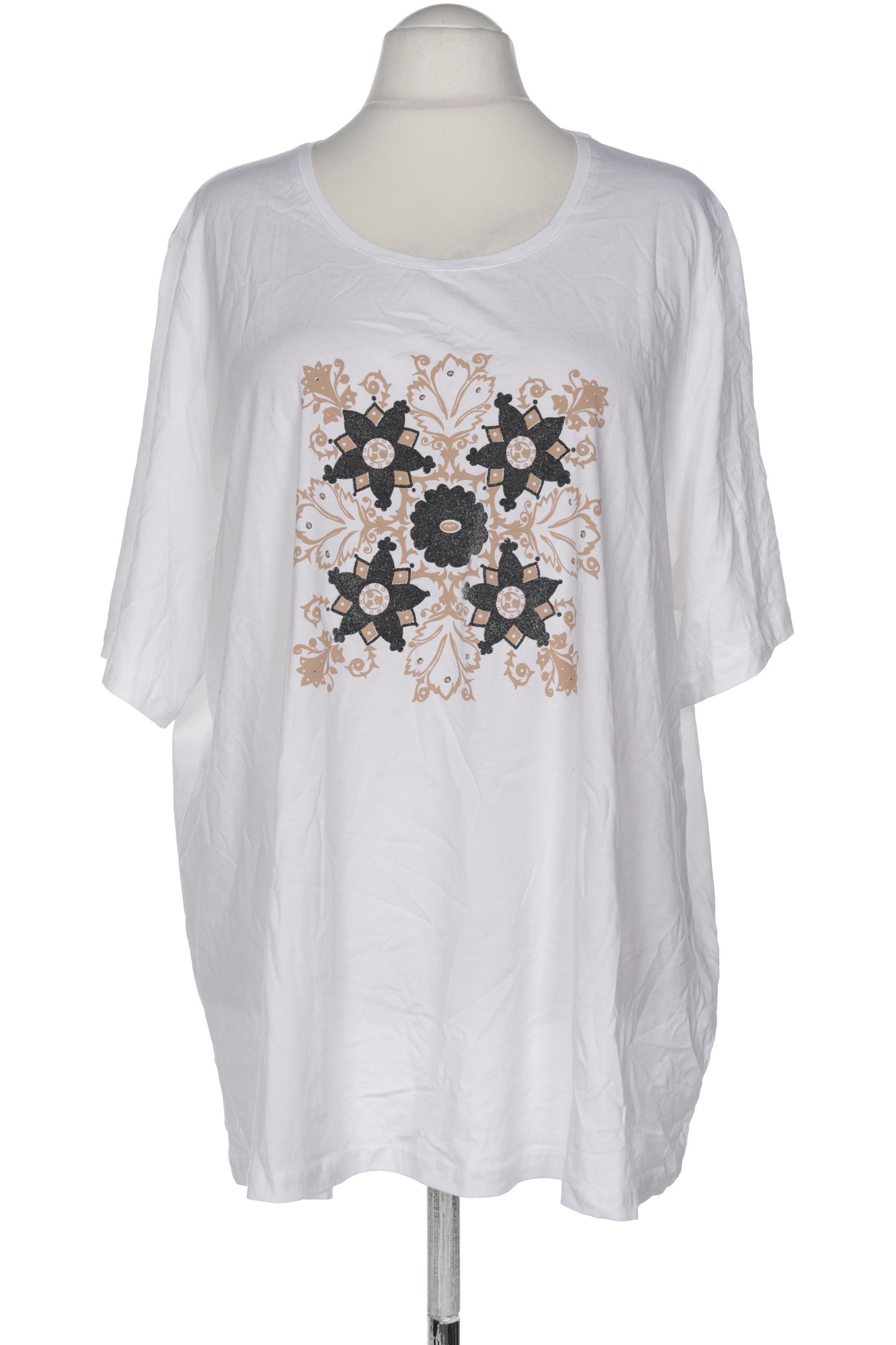 

Ulla Popken Damen T-Shirt, weiß, Gr. 54