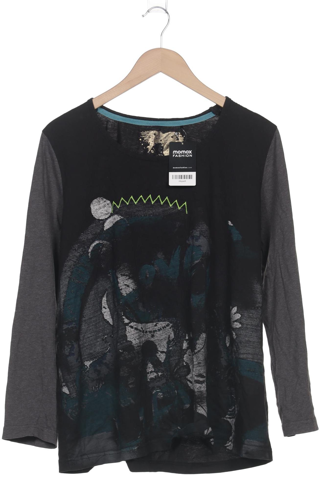 

Ulla Popken Damen Langarmshirt, schwarz, Gr. 46