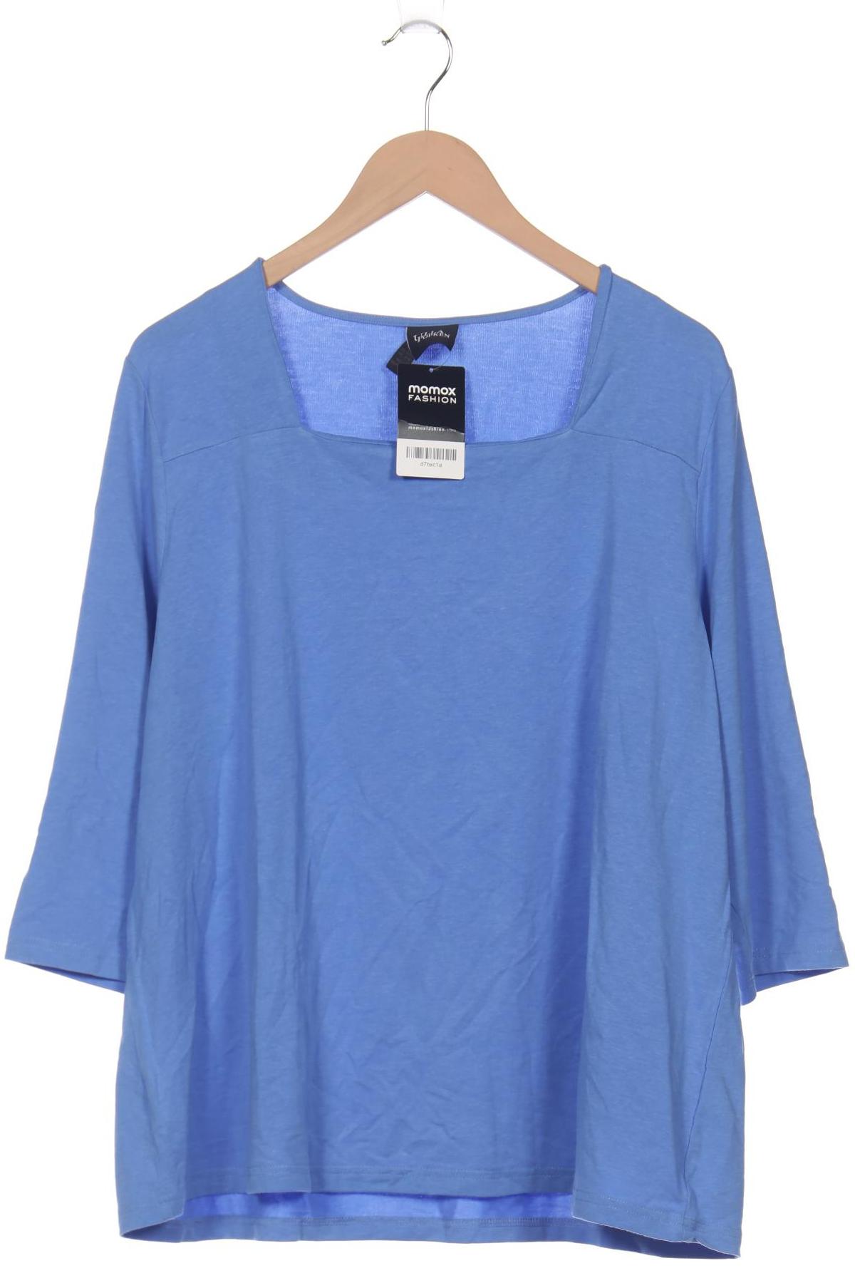 

Ulla Popken Damen Langarmshirt, blau, Gr. 46