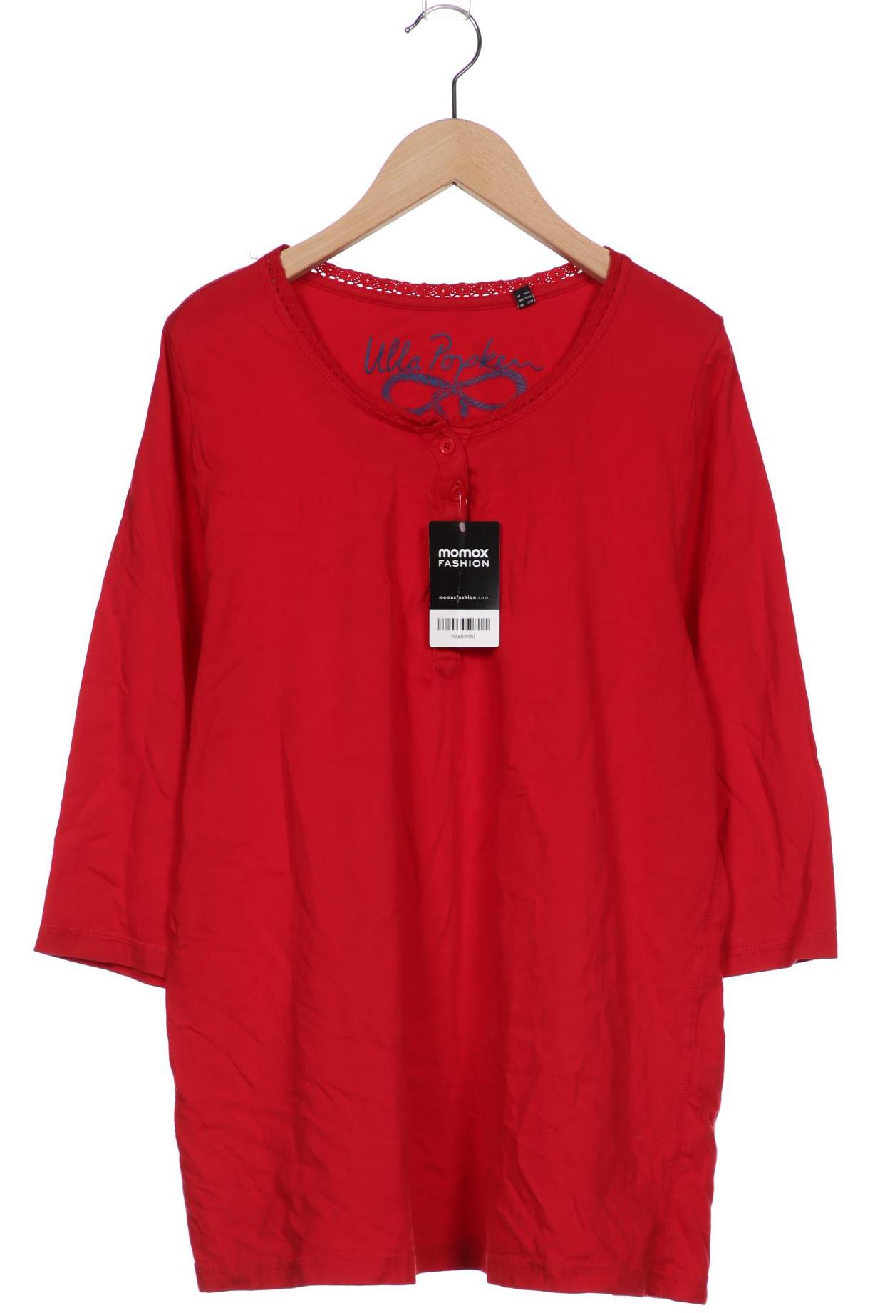 

Ulla Popken Damen Langarmshirt, rot, Gr. 42