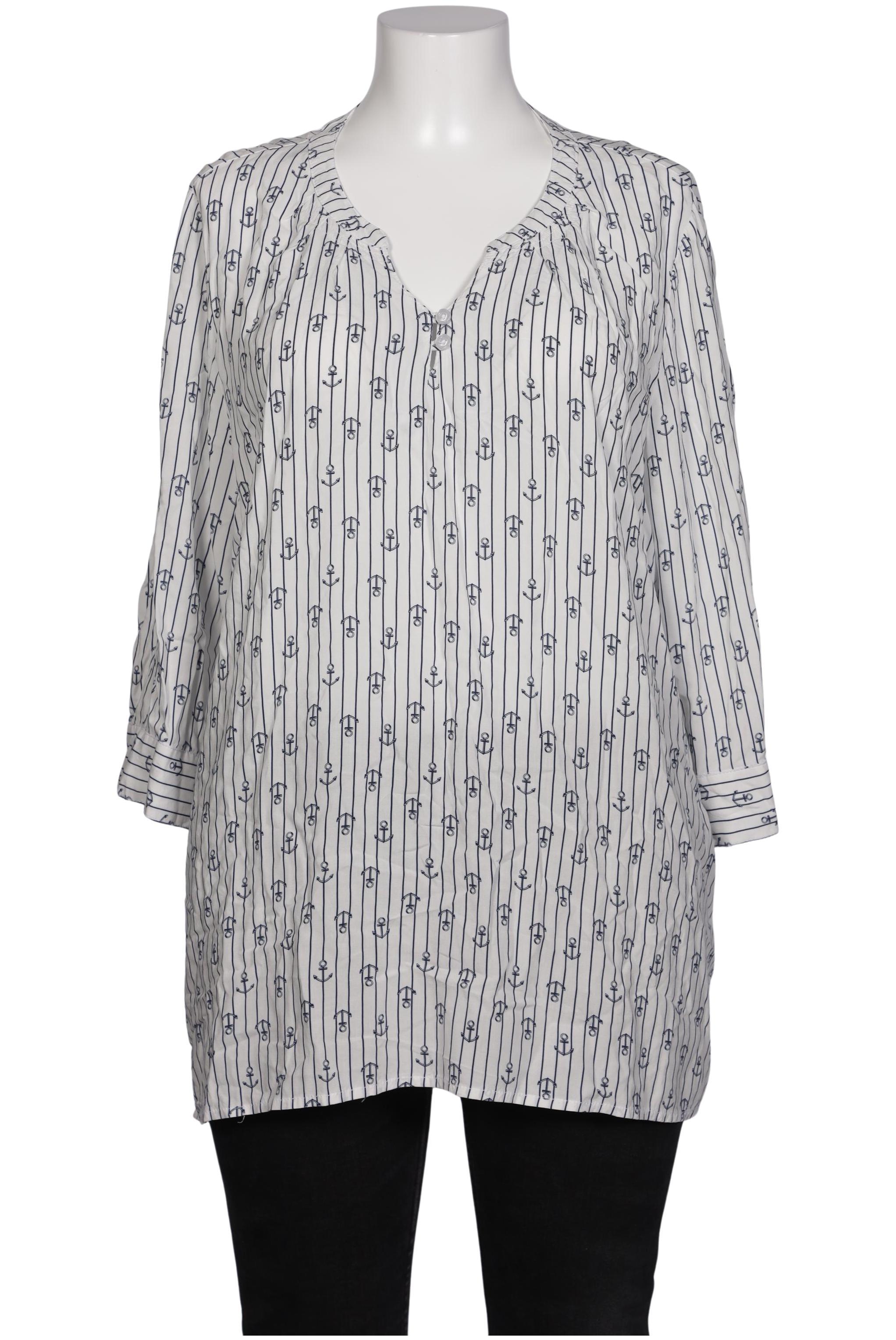 

Ulla Popken Damen Bluse, weiß, Gr. 46