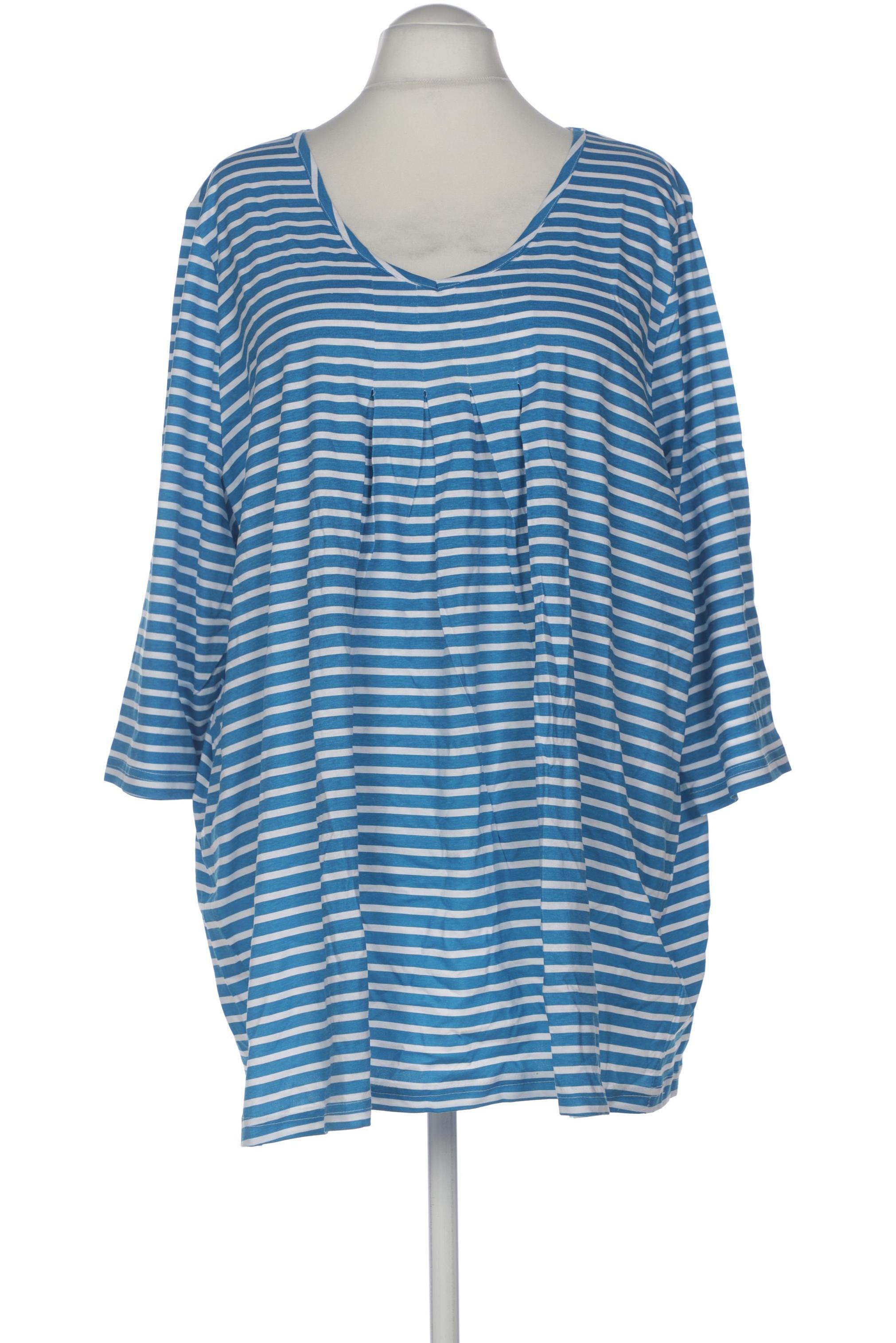 

Ulla Popken Damen Langarmshirt, blau, Gr. 58