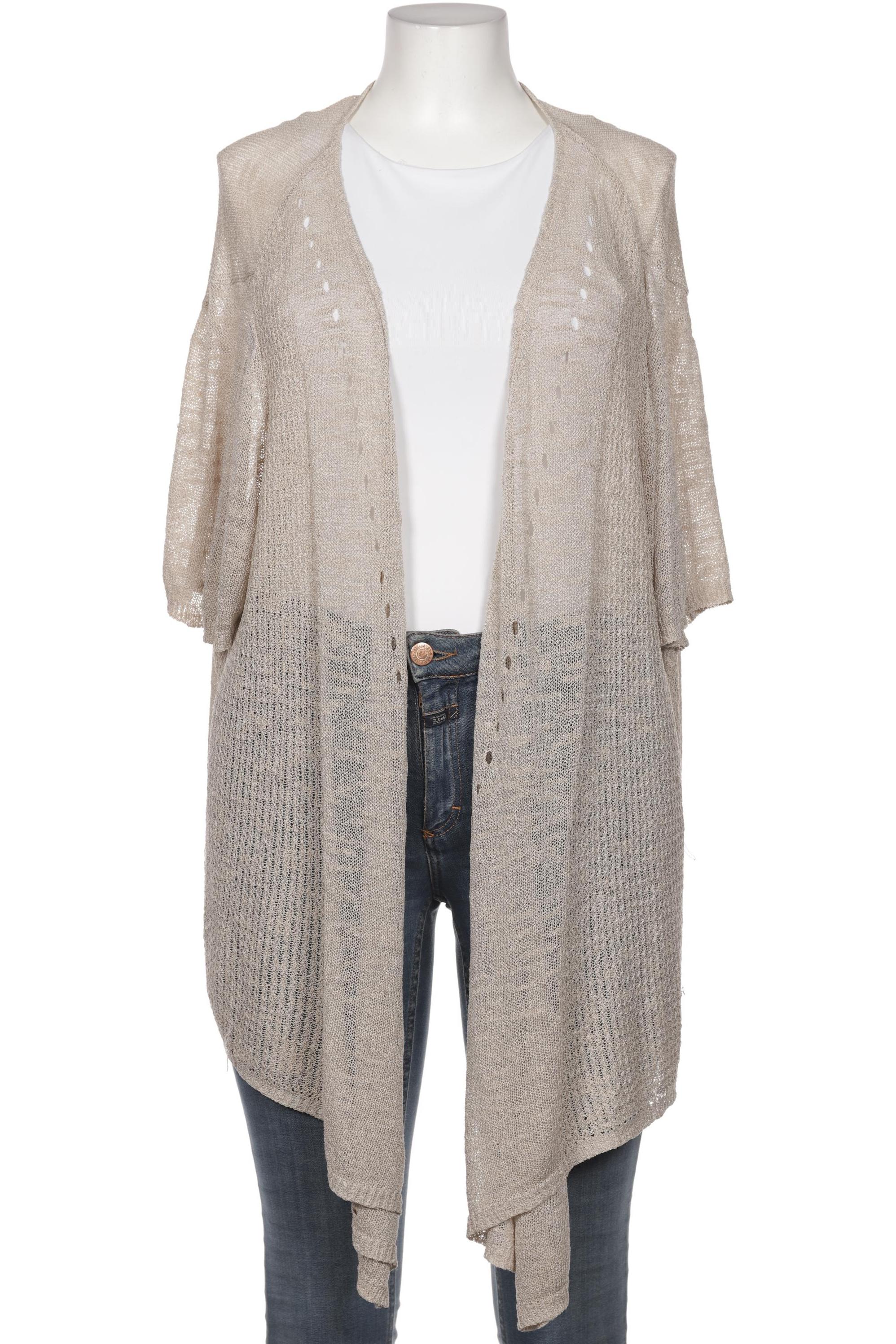 

Ulla Popken Damen Strickjacke, beige, Gr. 50