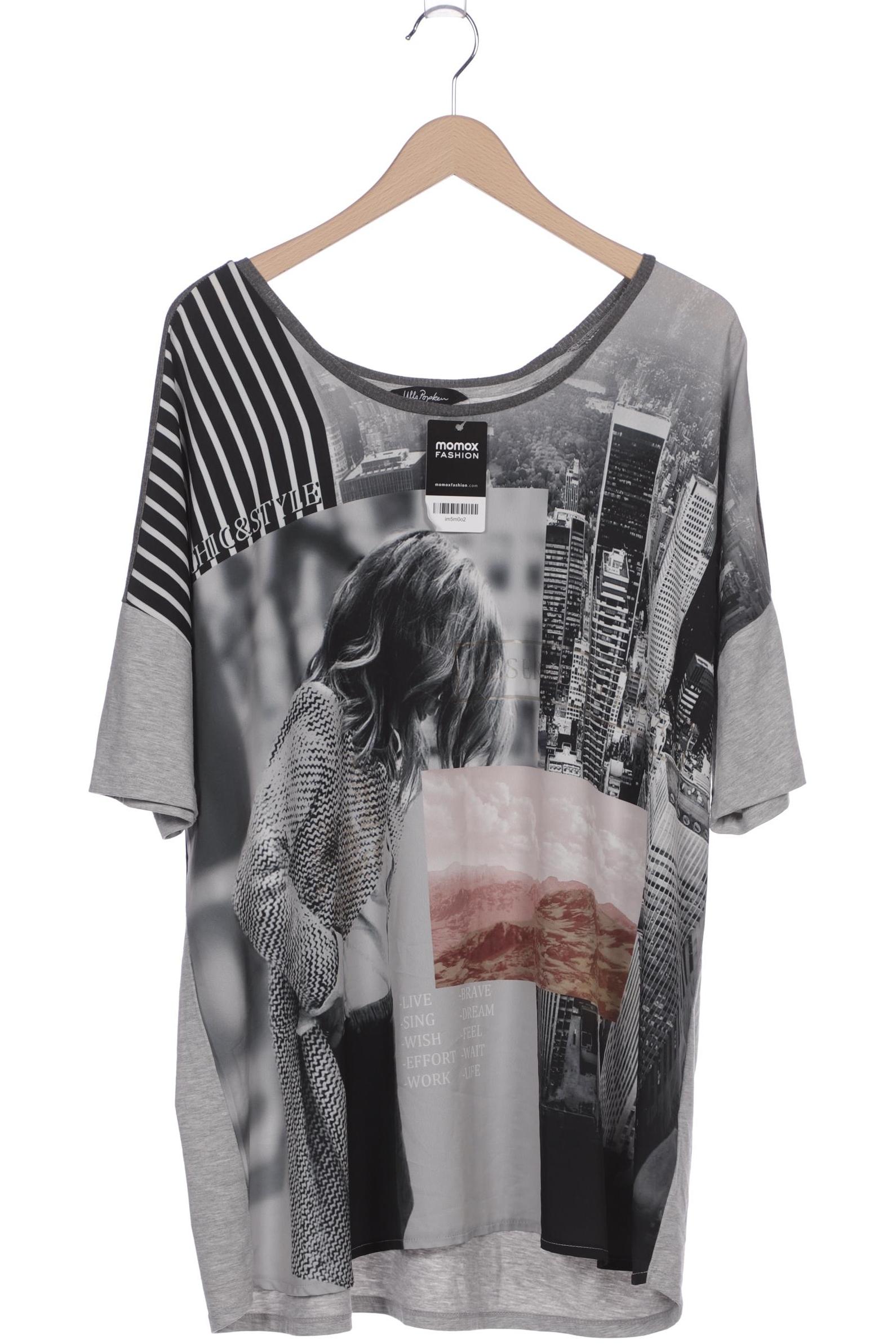 

Ulla Popken Damen T-Shirt, grau, Gr. 50