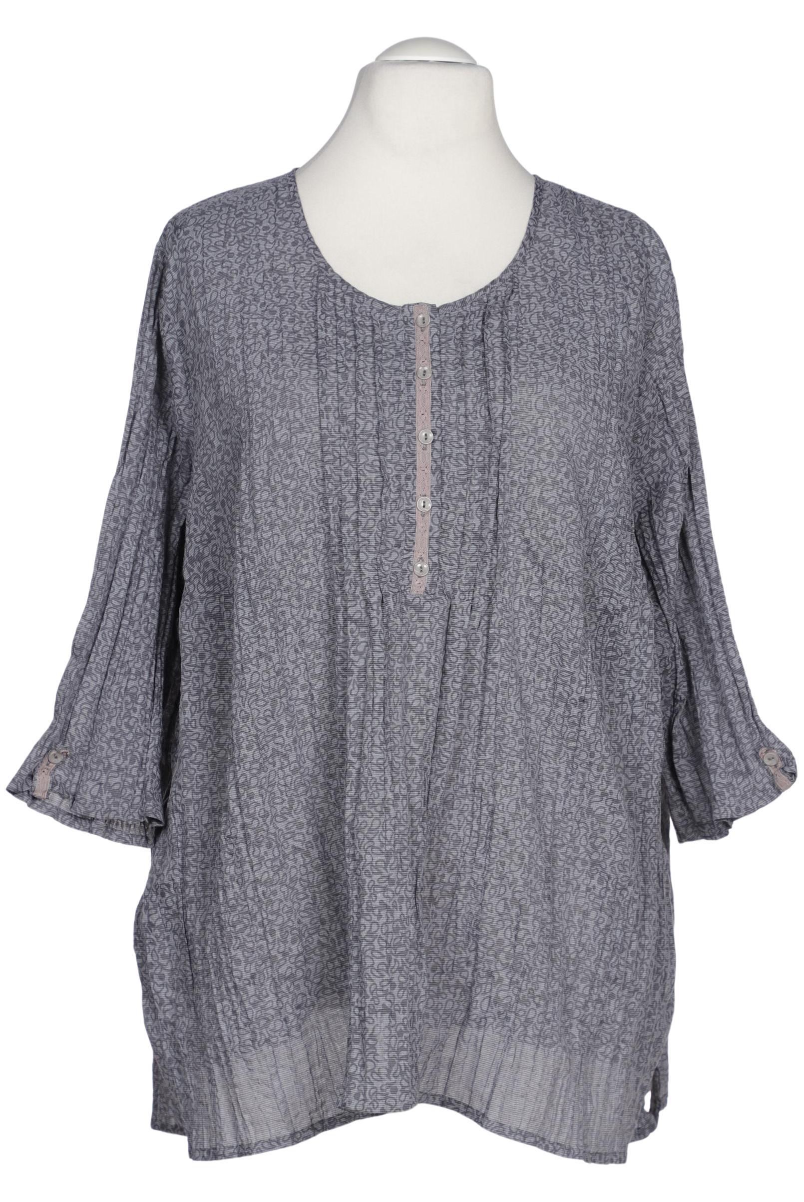 

Ulla Popken Damen Bluse, blau, Gr. 54