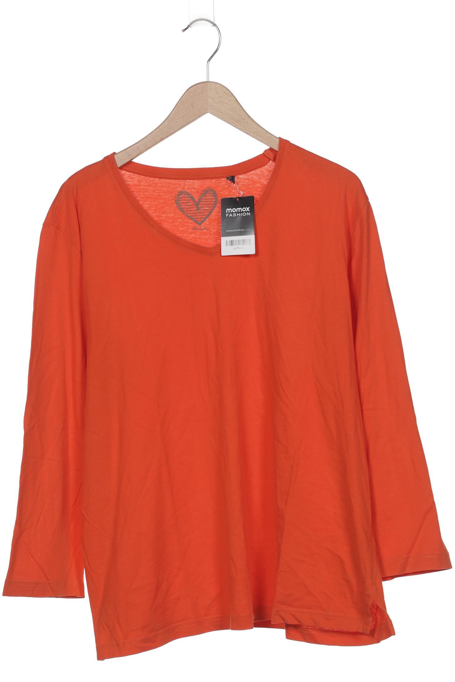 

Ulla Popken Damen Langarmshirt, orange, Gr. 46