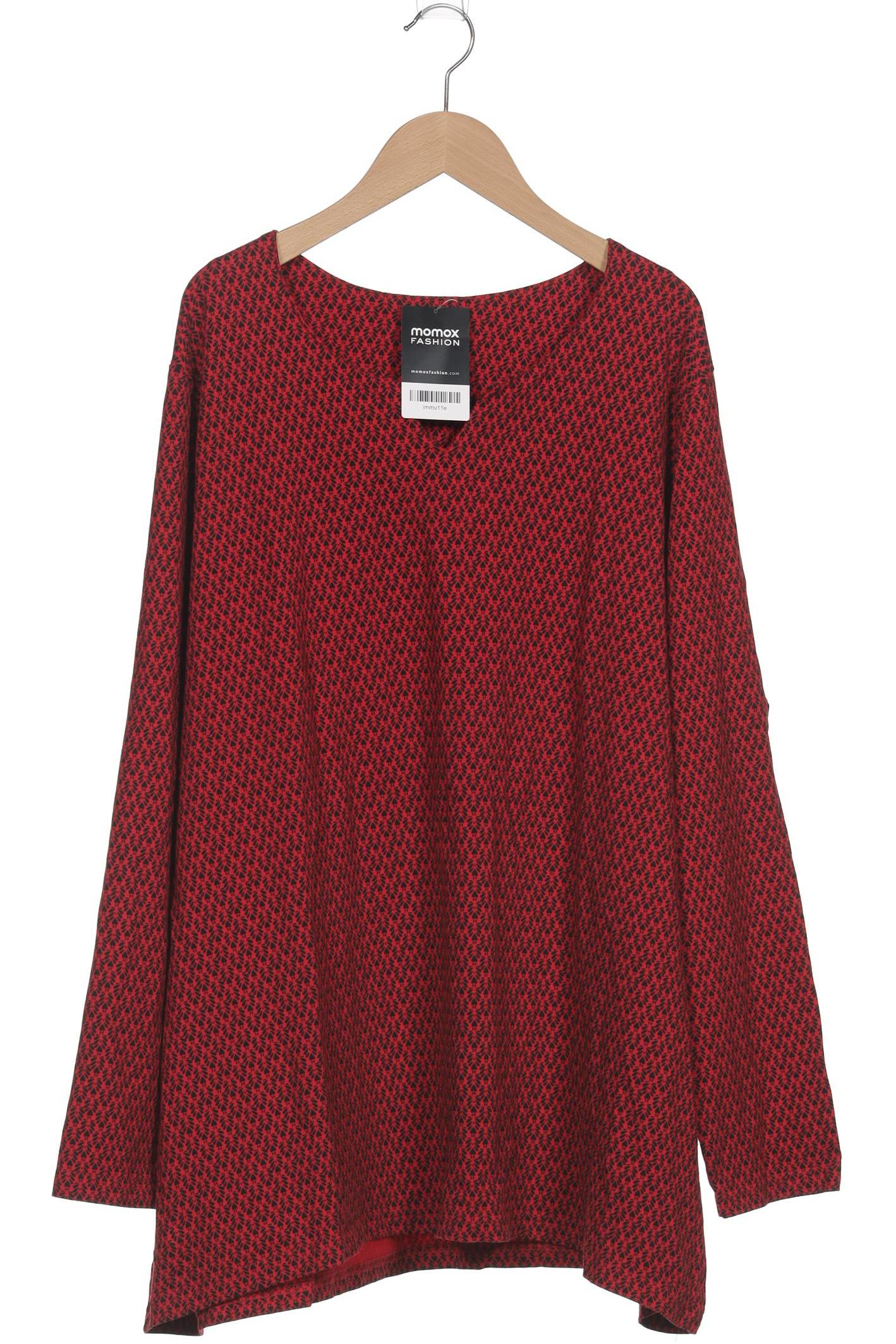 

Ulla Popken Damen Langarmshirt, rot, Gr. 50
