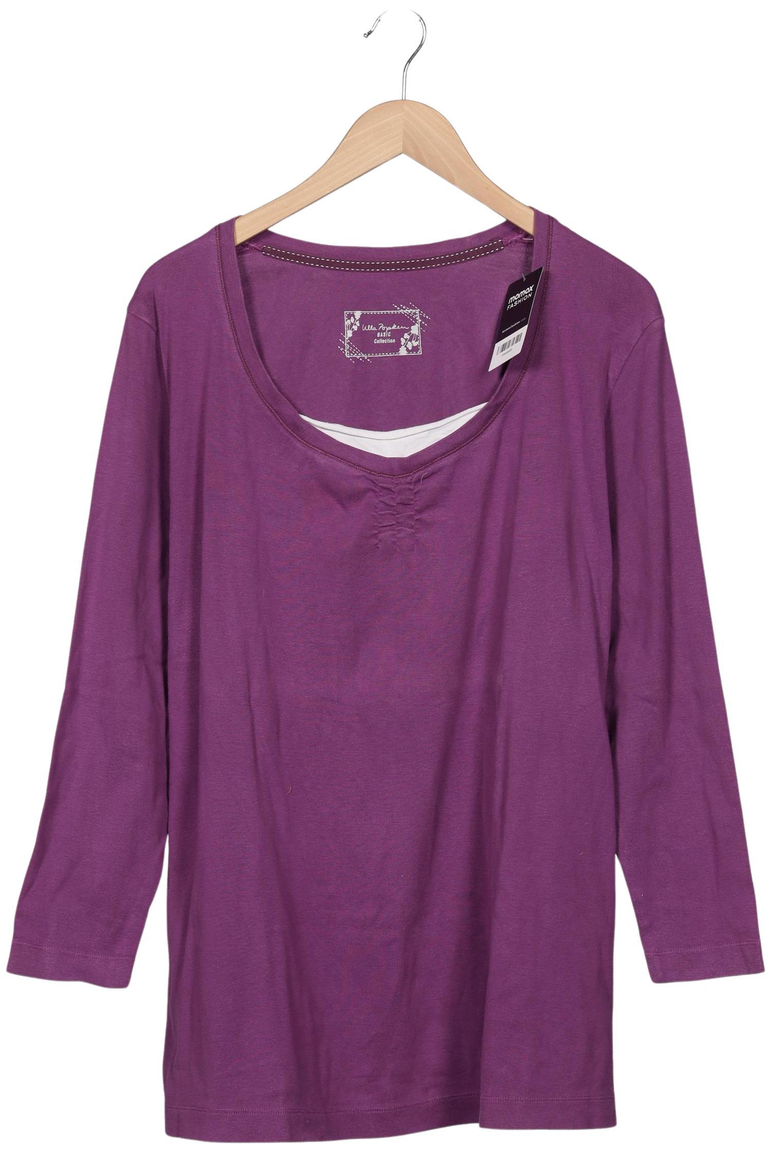 

Ulla Popken Damen Langarmshirt, flieder, Gr. 46
