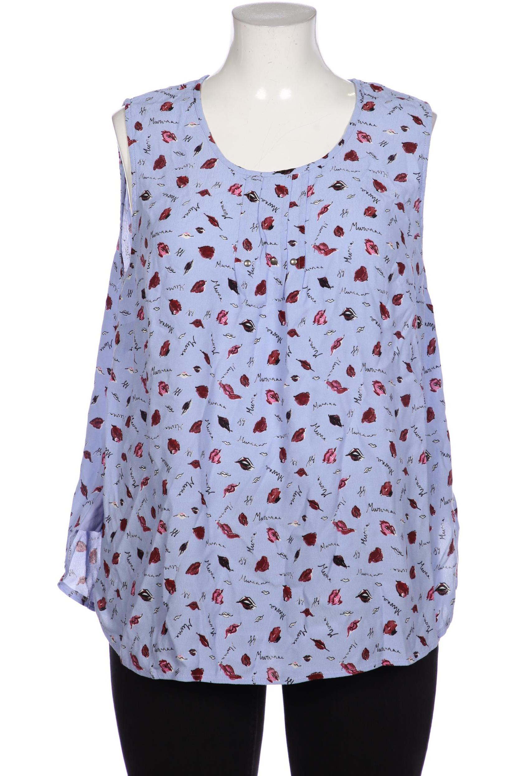 

Ulla Popken Damen Top, hellblau, Gr. 46