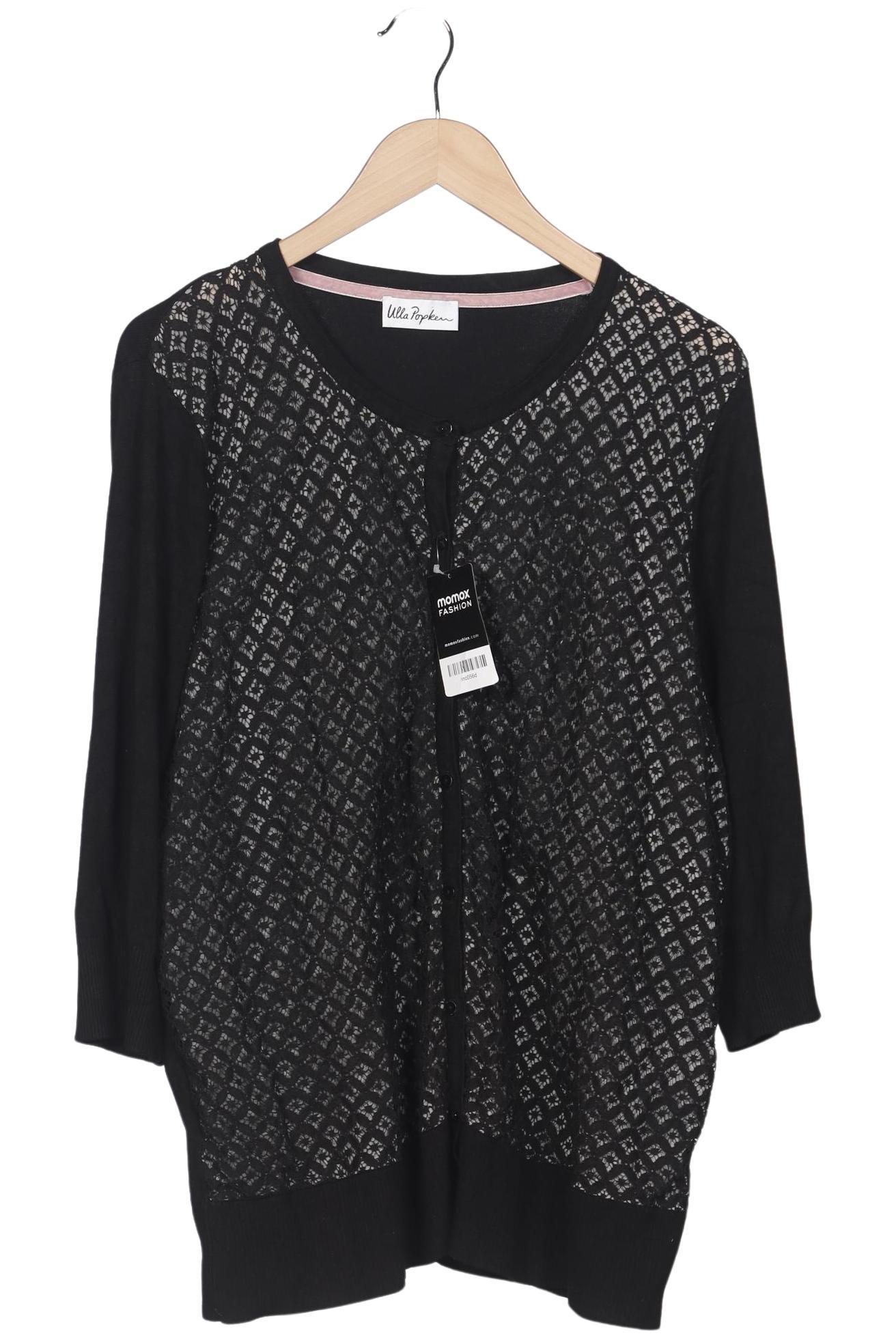 

Ulla Popken Damen Strickjacke, schwarz, Gr. 46