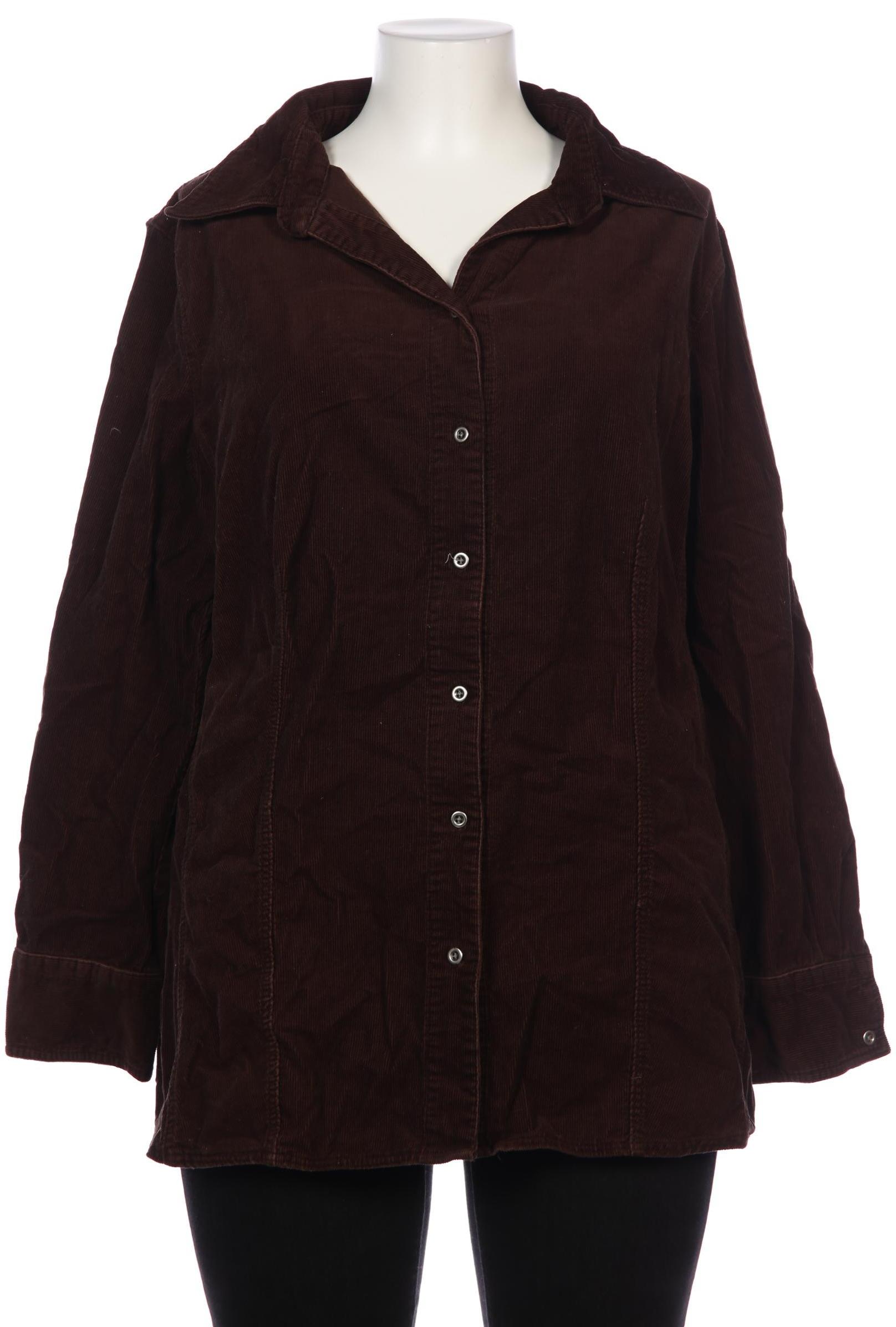 

Ulla Popken Damen Bluse, braun, Gr. 46