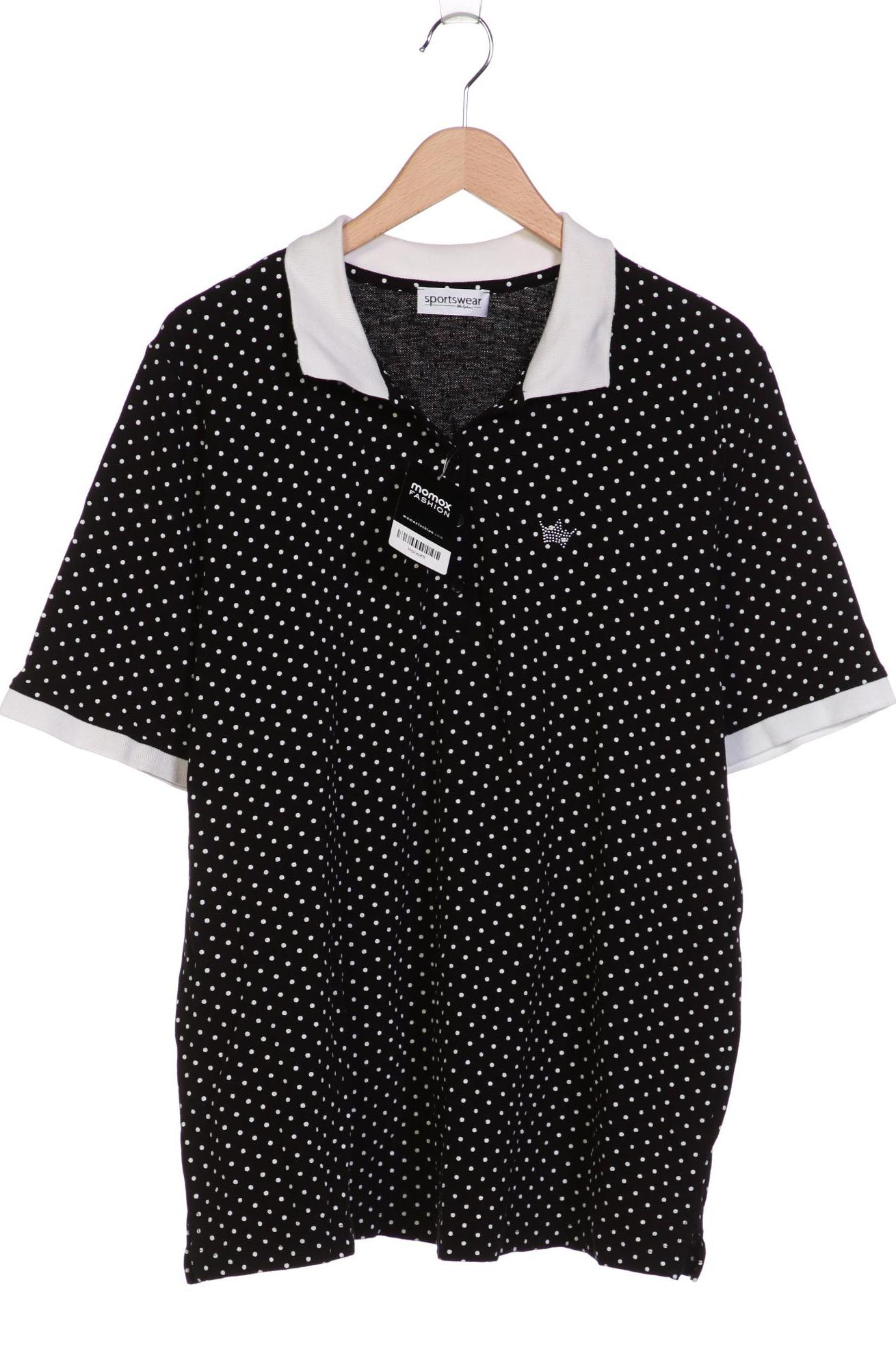 

Ulla Popken Damen Poloshirt, schwarz, Gr. 50