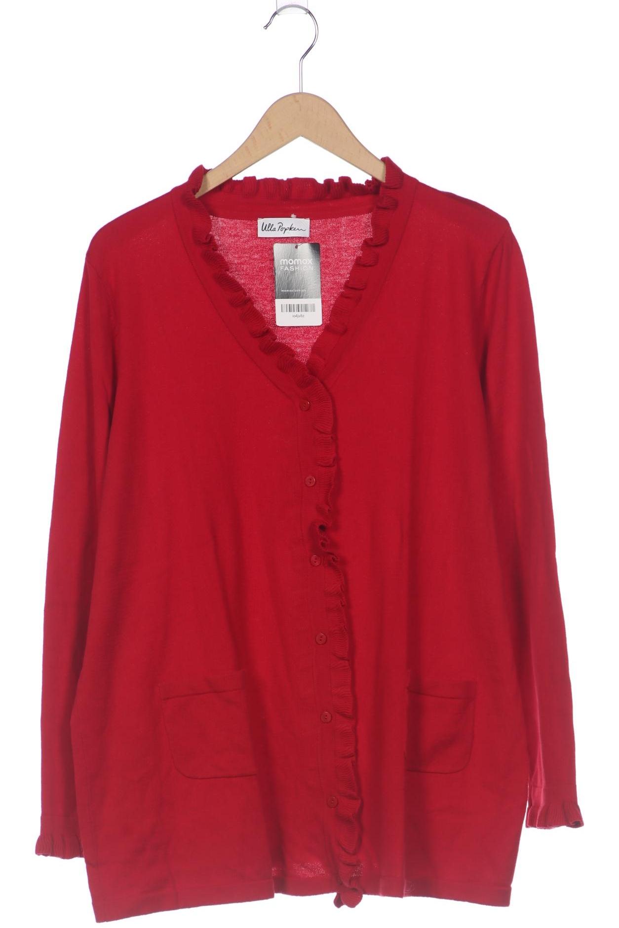 

Ulla Popken Damen Strickjacke, rot, Gr. 48