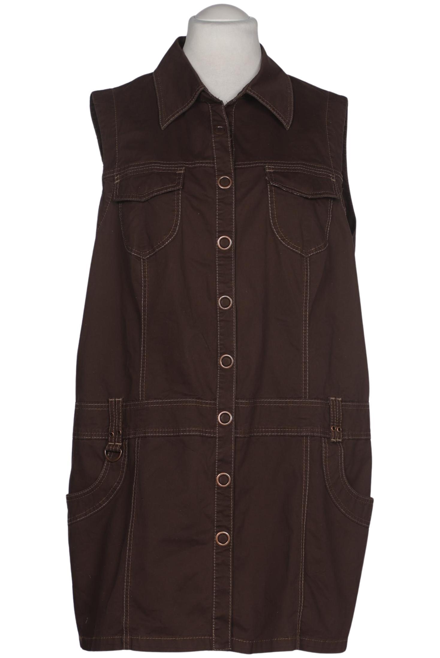 

Ulla Popken Damen Weste, braun, Gr. 52