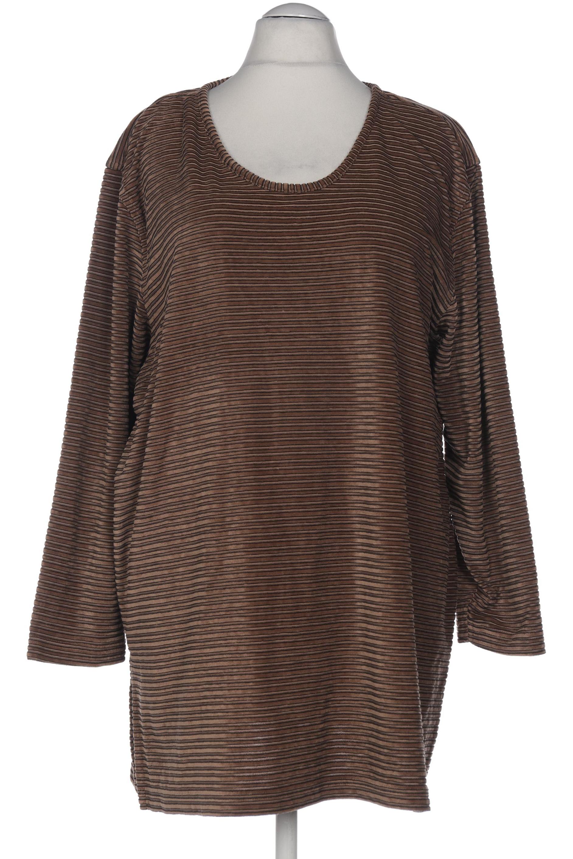 

Ulla Popken Damen Langarmshirt, braun