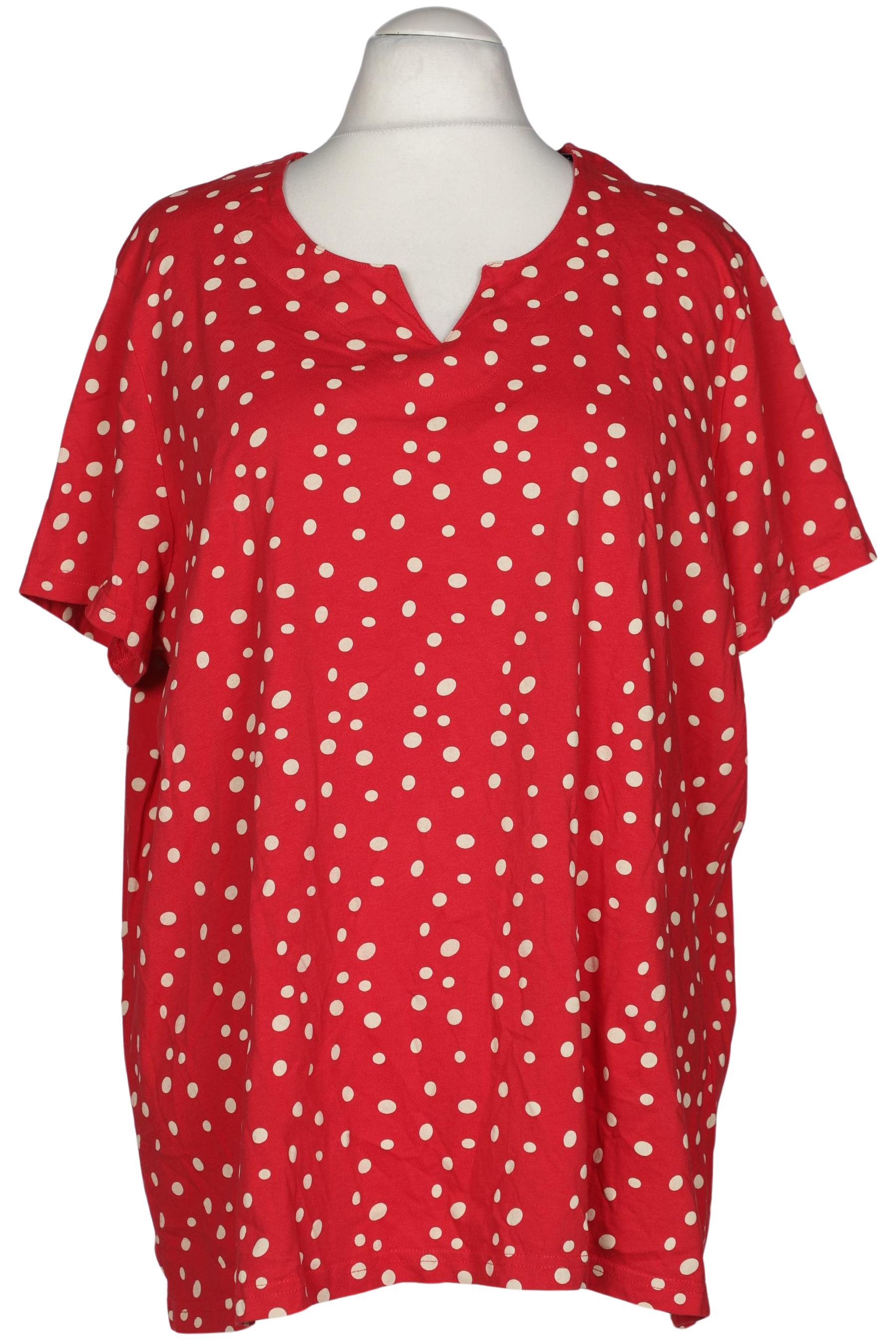

Ulla Popken Damen T-Shirt, rot, Gr. 52