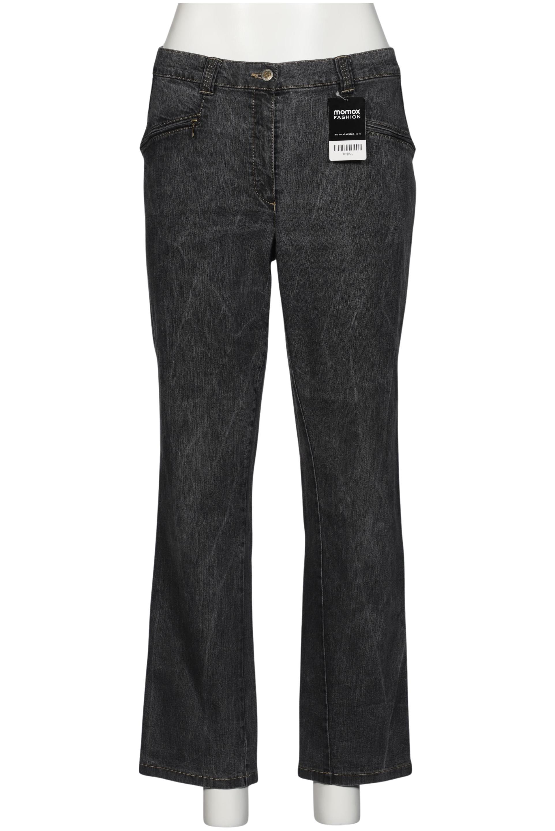 

Ulla Popken Damen Jeans, grau, Gr. 22