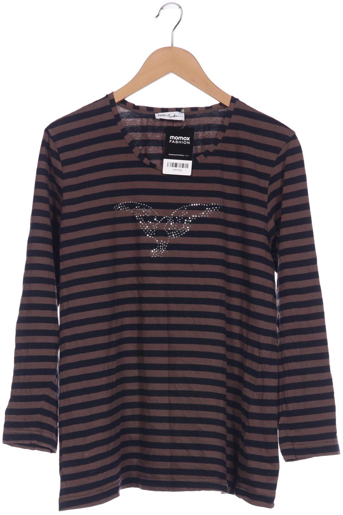 

Ulla Popken Damen Langarmshirt, braun, Gr. 46