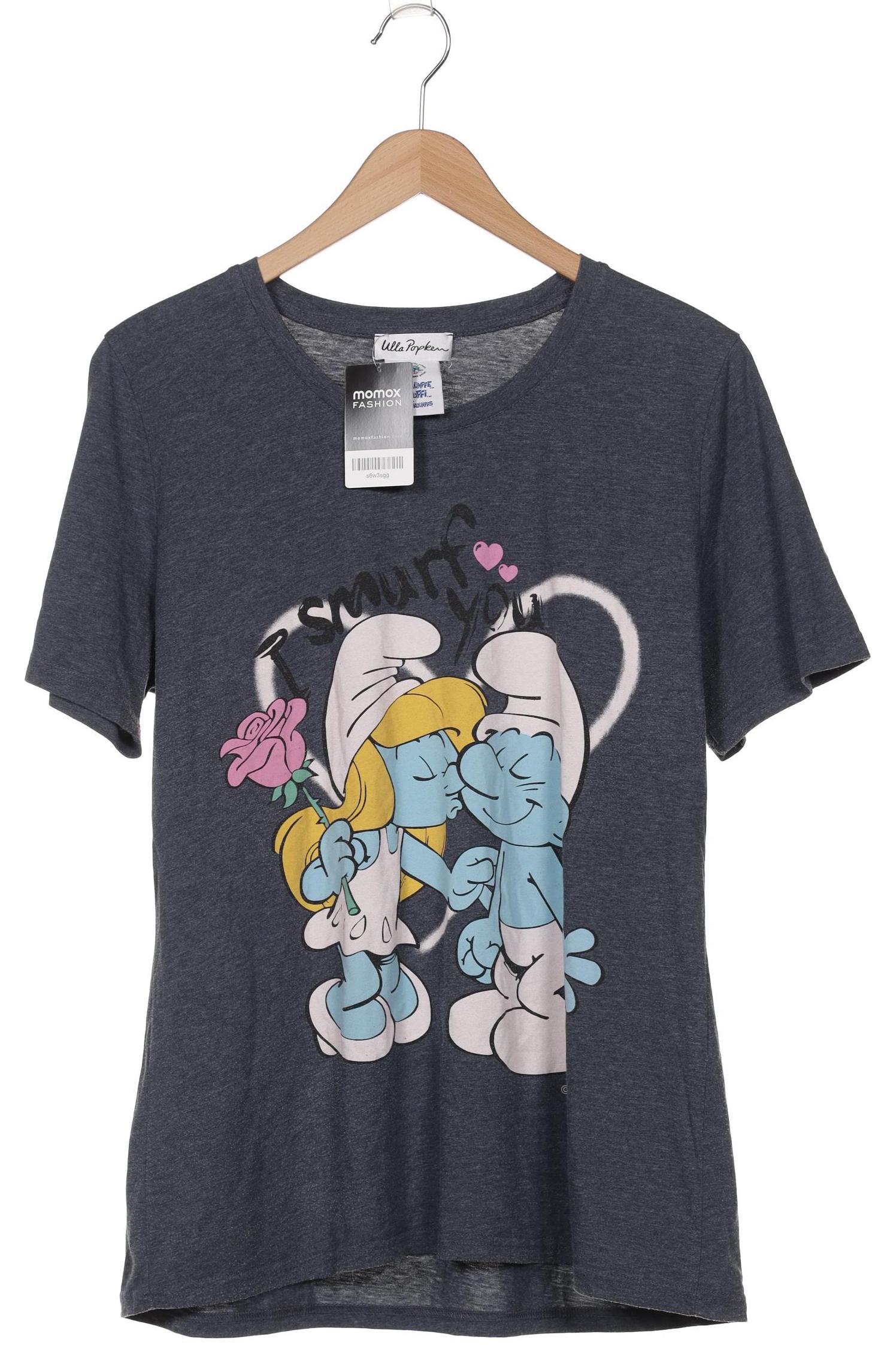 

Ulla Popken Damen T-Shirt, blau, Gr. 46