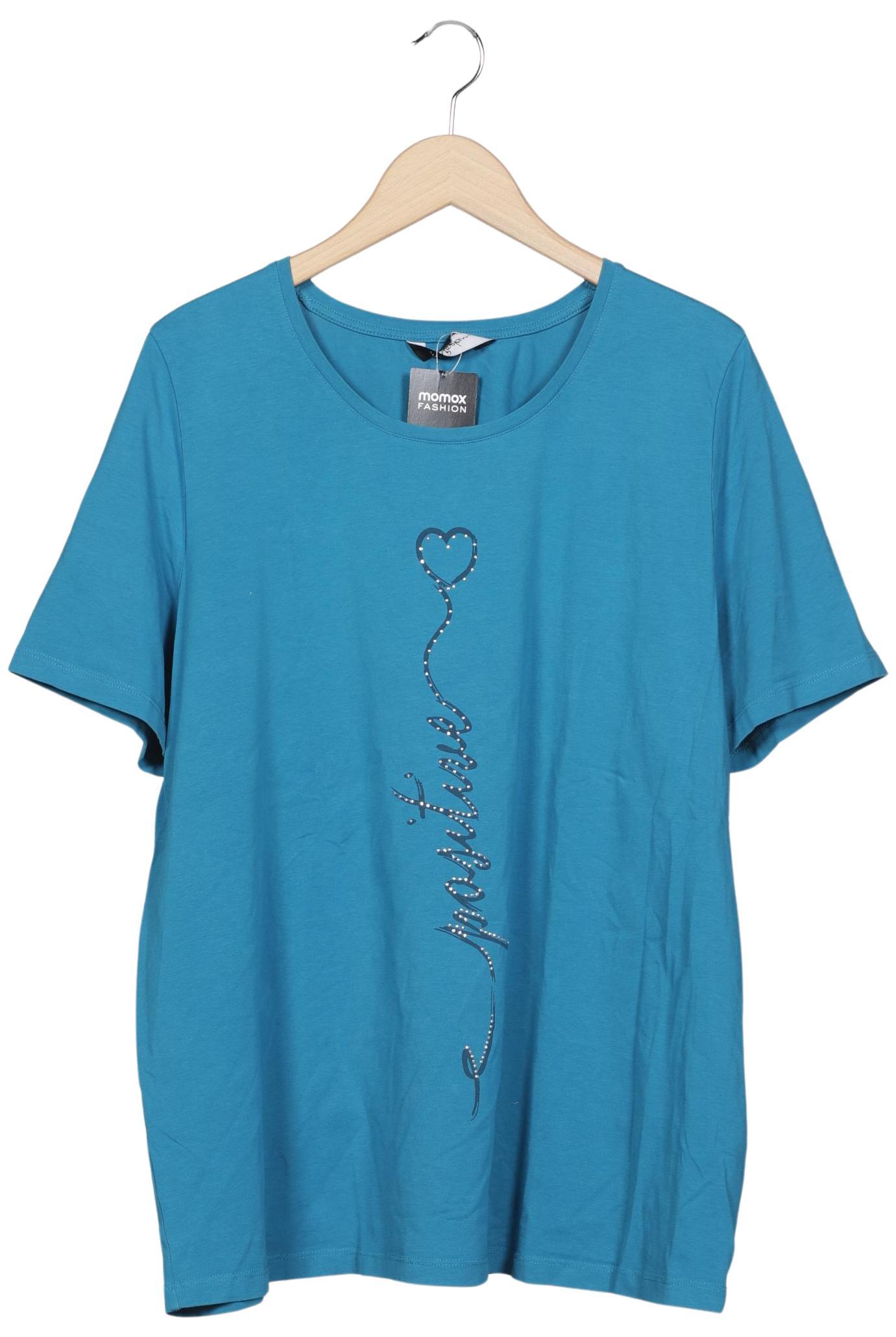 

Ulla Popken Damen T-Shirt, türkis, Gr. 50