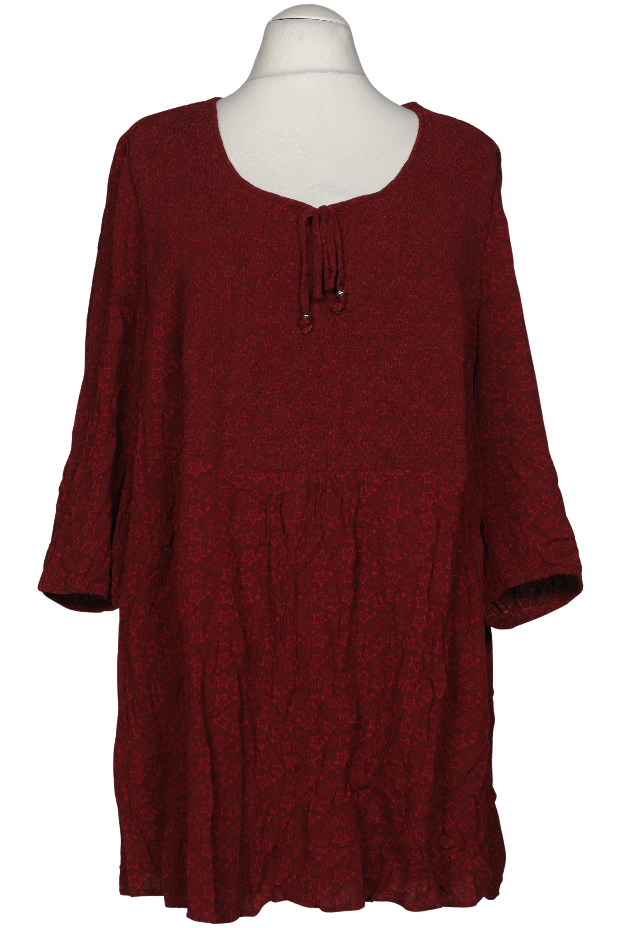 

Ulla Popken Damen Bluse, bordeaux, Gr. 54