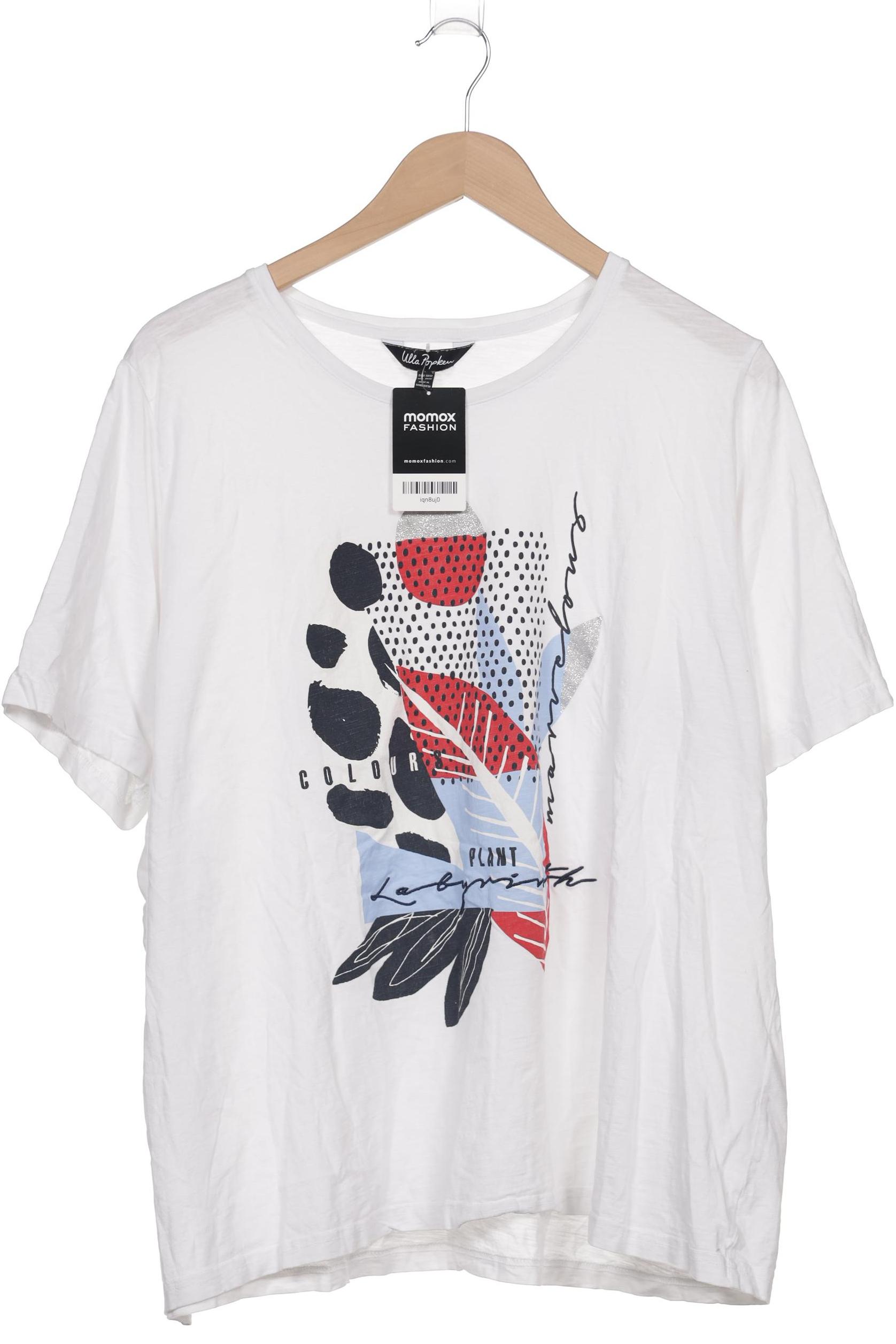

Ulla Popken Damen T-Shirt, weiß, Gr. 50