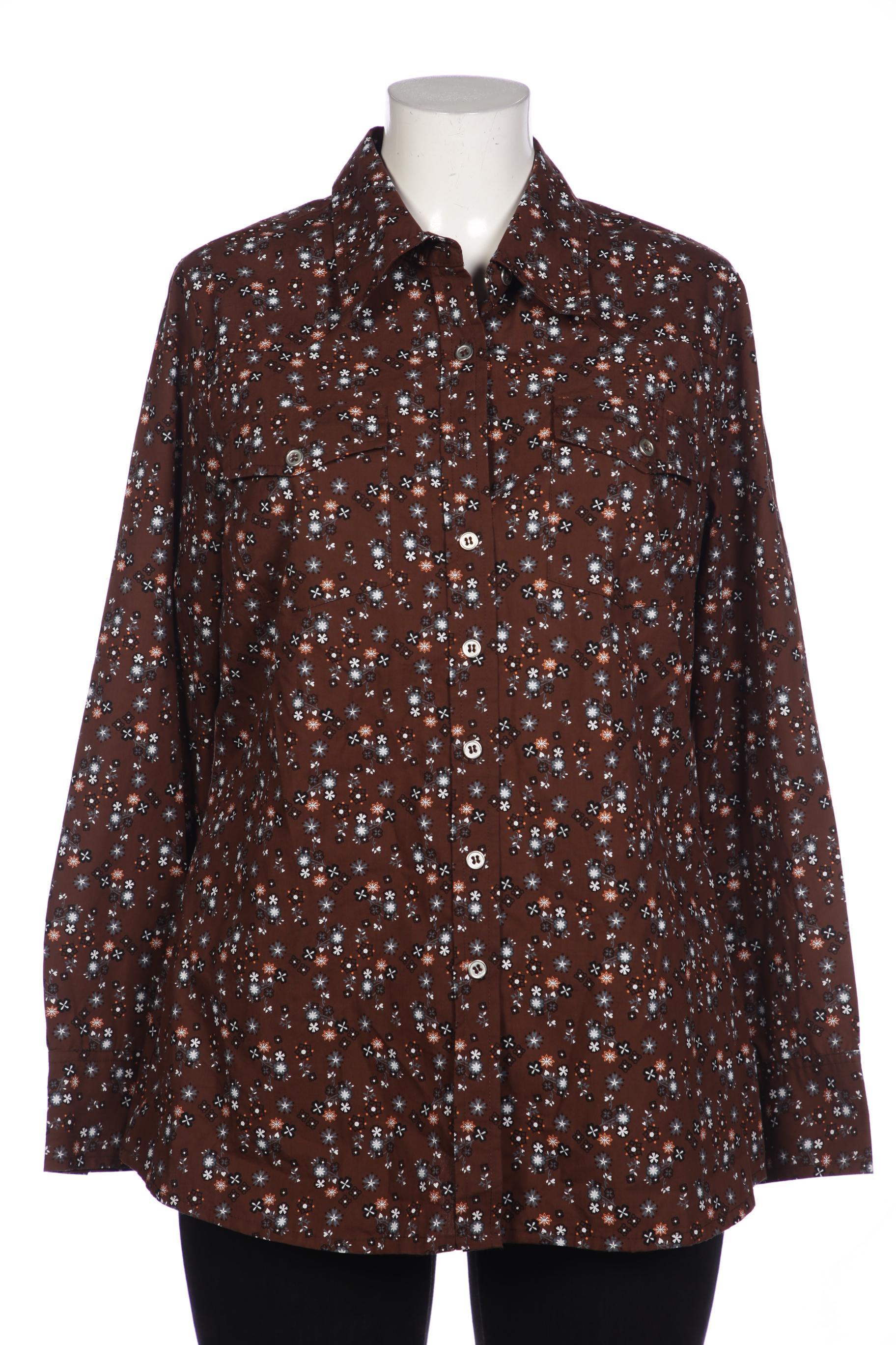 

Ulla Popken Damen Bluse, braun, Gr. 42