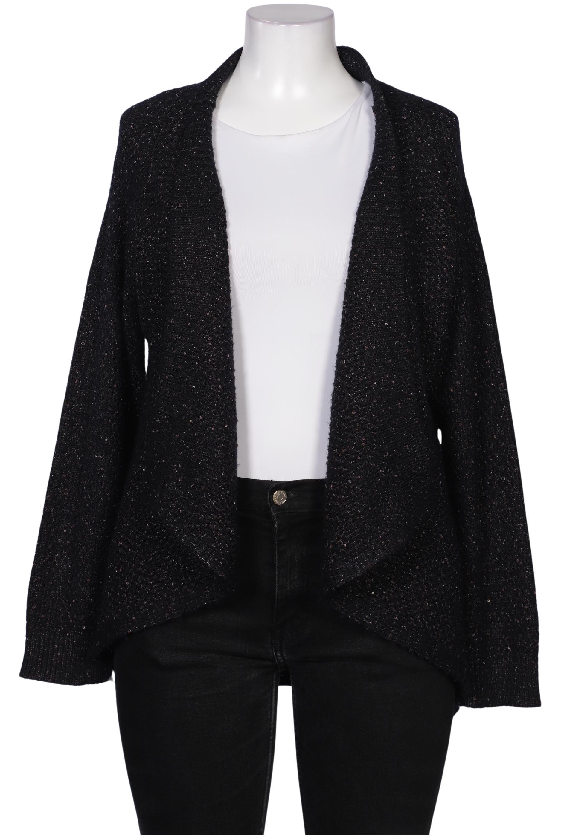 

Ulla Popken Damen Strickjacke, schwarz, Gr. 44