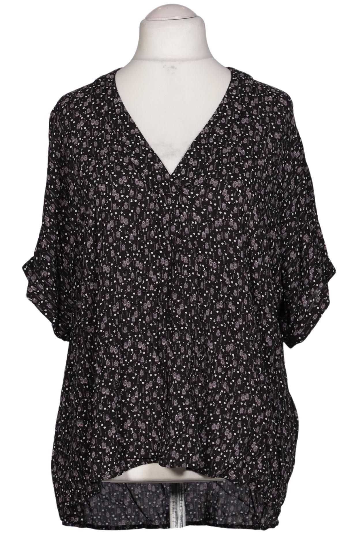 

Ulla Popken Damen Bluse, schwarz, Gr. 46